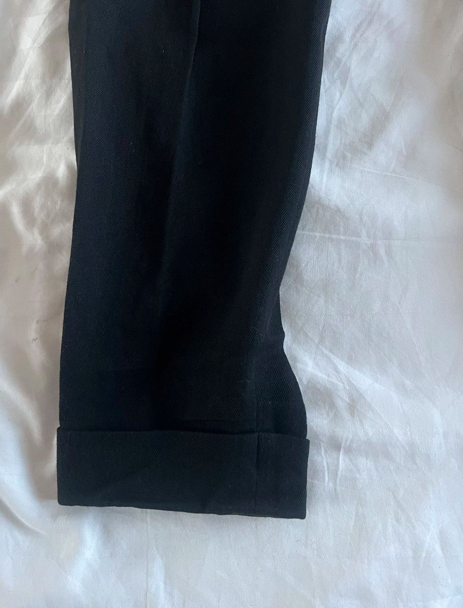 Ann Demeulemeester Ann Demeulemeester sleek fitted black tailored trouser Size 26" / US 2 / IT 38 - 7 Thumbnail
