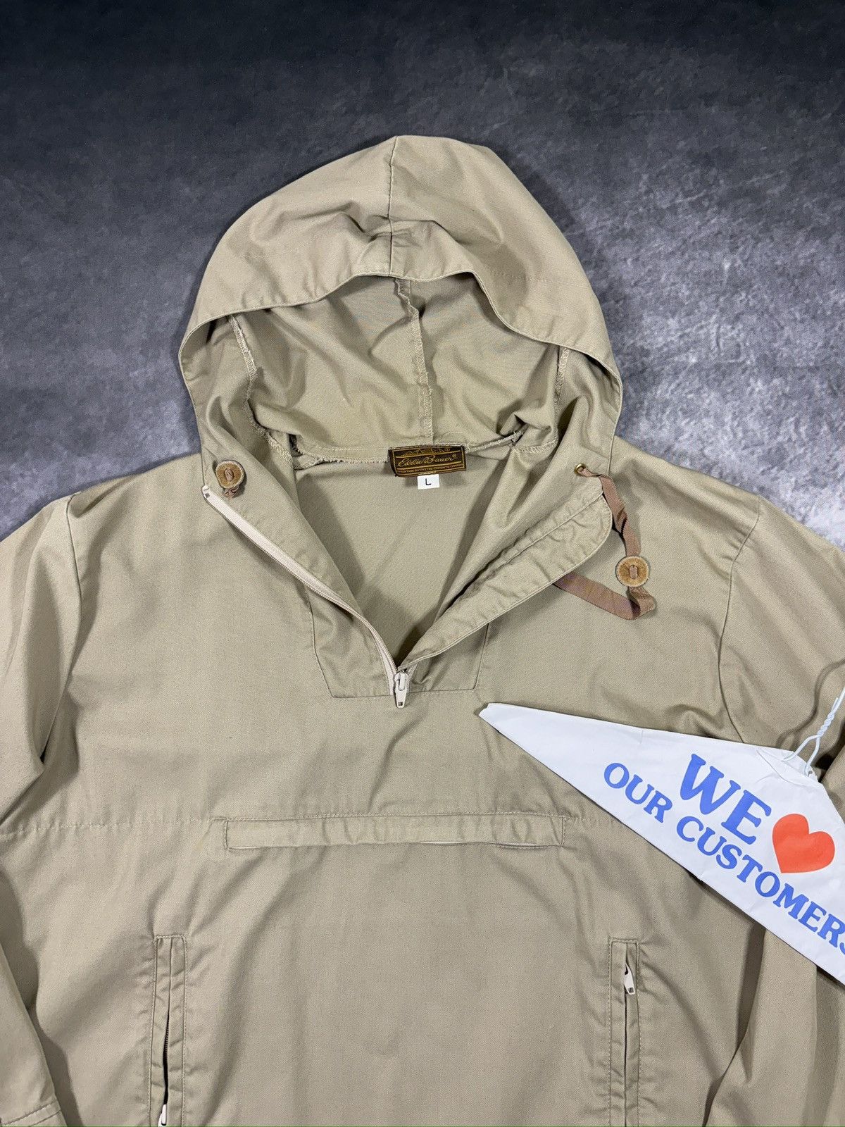 Eddie Bauer Vintage Eddie Bauer Anorak Half Zip Pullover Hoodie Cotton Size US S / EU 44-46 / 1 - 4 Thumbnail