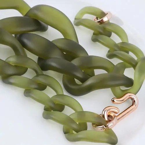Other Women Oversize Acrylic Chain Necklace Size ONE SIZE - 4 Thumbnail