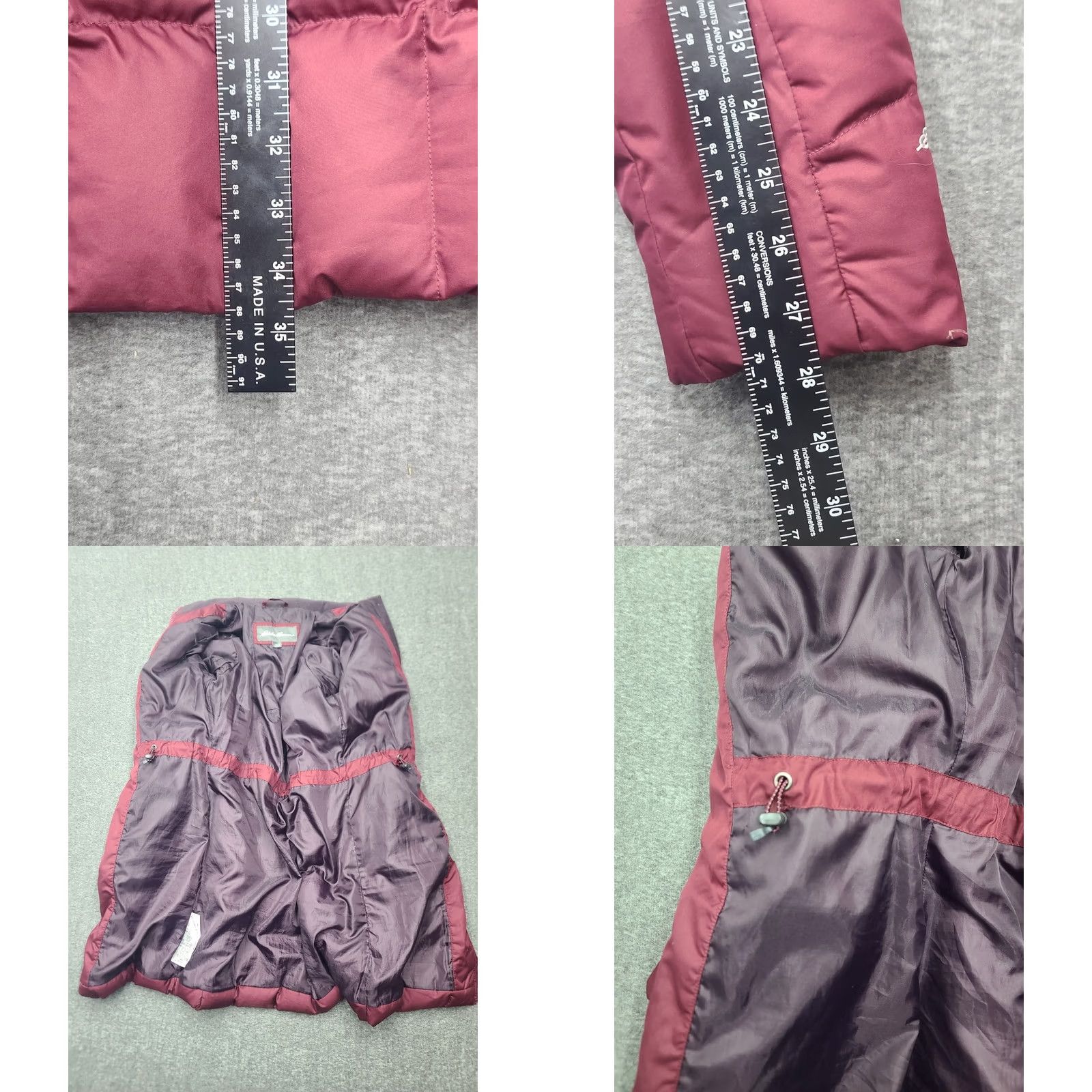 Eddie Bauer Eddie Bauer Sun Valley Down Parka Jacket Women S Burgundy 650 Fill Puffer Long Size S / US 4 / IT 40 - 8 Thumbnail