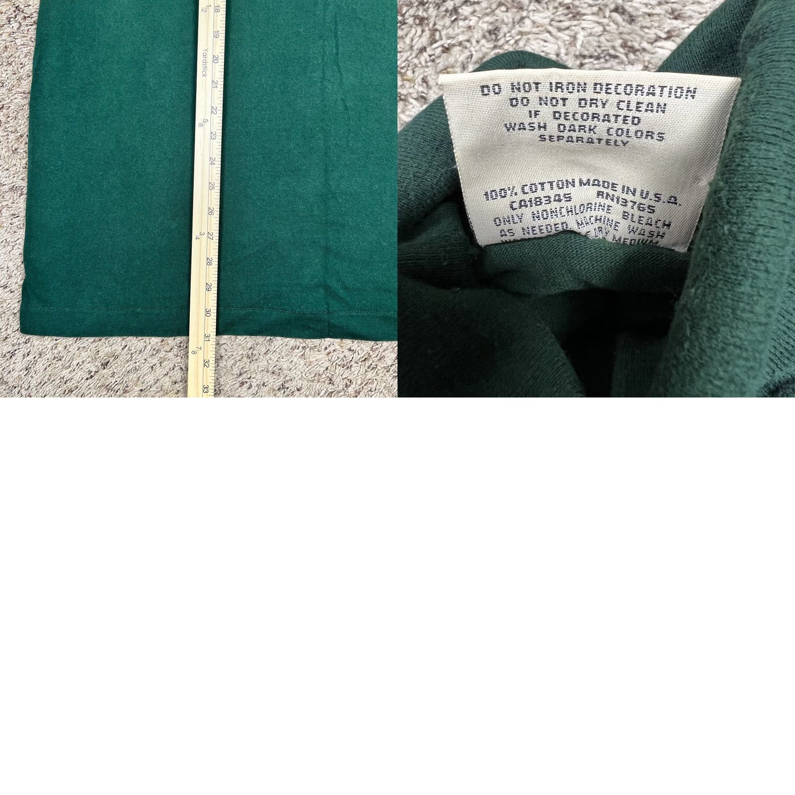 Vintage VINTAGE Northwest Territory Turtleneck Men Large Green 100% Cotton 90s Stretch Fit USA Shirt Men Size US L / EU 52-54 / 3 - 8 Thumbnail