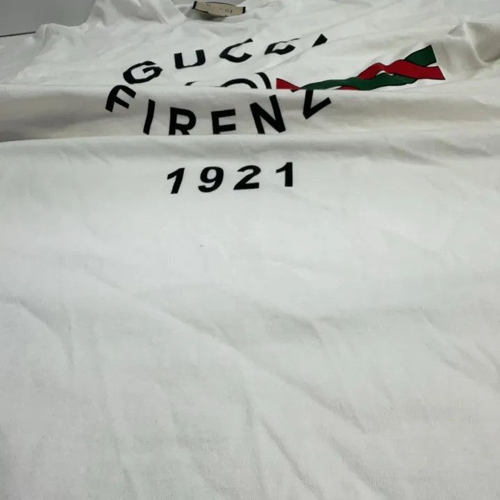 Gucci Gucci Gucci Lido White Short Sleeve T-Shirt -2506 Size US XXL / EU 58 / 5 - 5 Thumbnail