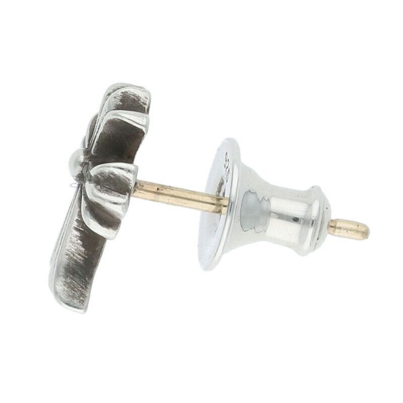 Chrome Hearts Cross Fat Stud Silver Earring