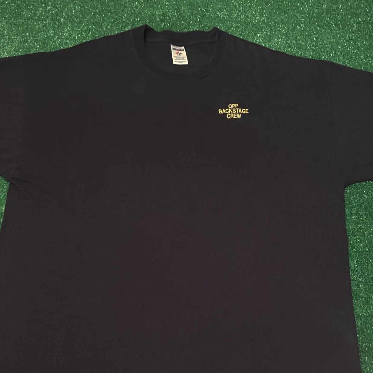 Vintage VINTAGE Naughty By Nature OPP Back Stage Crew 90s Rap Tee Shirt Mens XXL Black T-Shirt 90s Mens Size US XXL / EU 58 / 5 - 4 Thumbnail