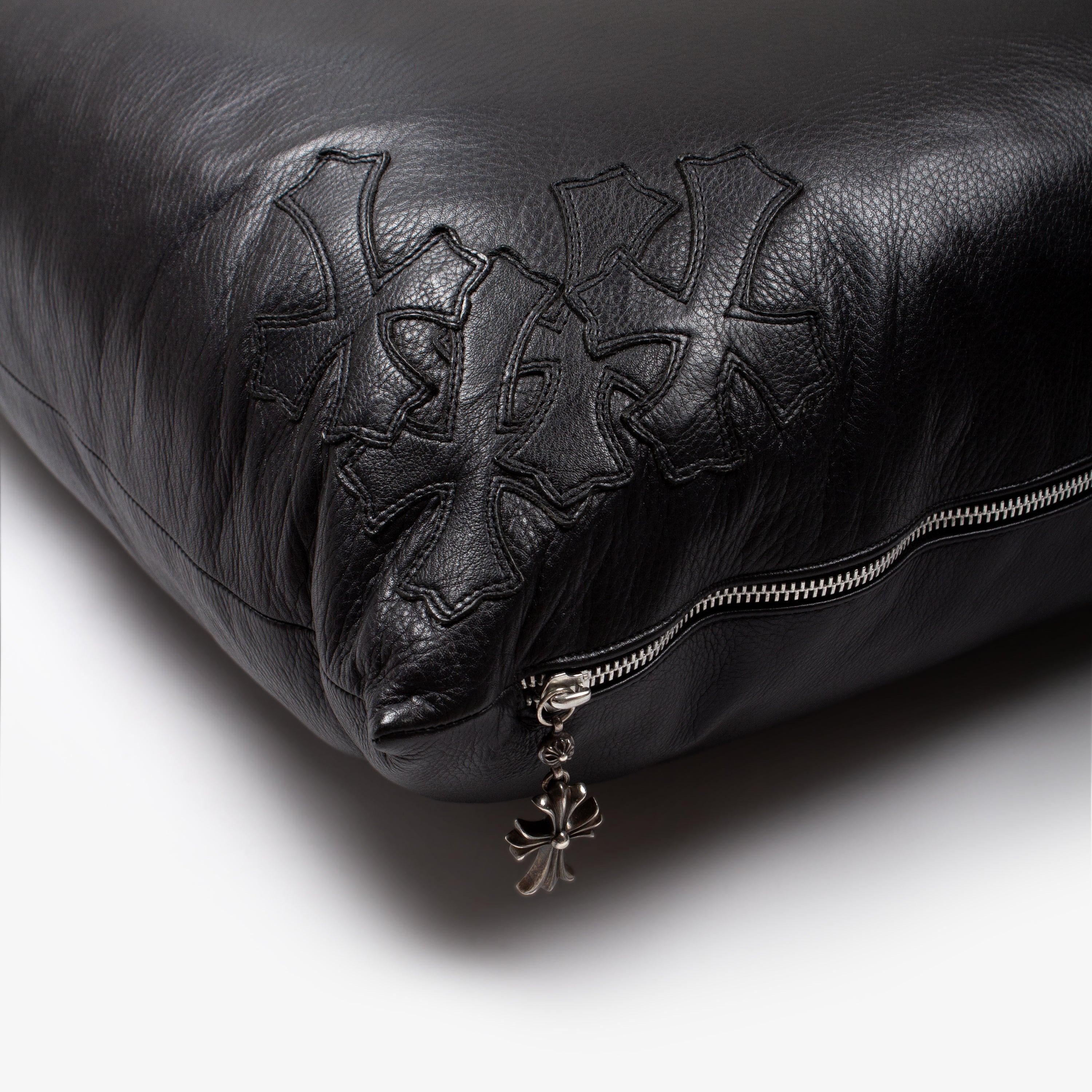 Chrome Hearts CHROME HEARTS BLACK CROSS PATCH LEATHER PILLOW XL Size ONE SIZE - 5 Thumbnail