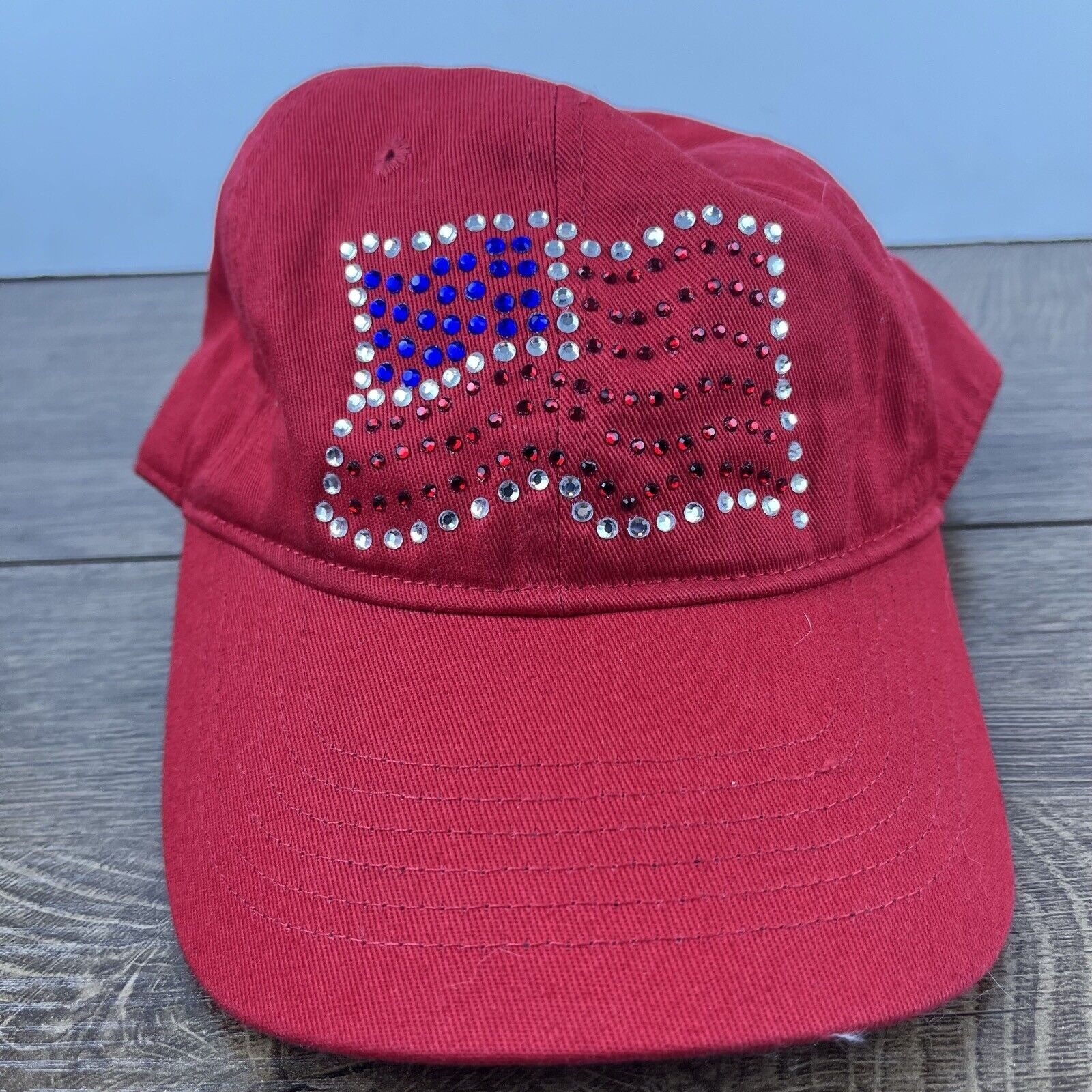 Other USA Flag Hat American Flag USA Hat Red Adjustable Hat Red Ad Size ONE SIZE - 1 Thumbnail