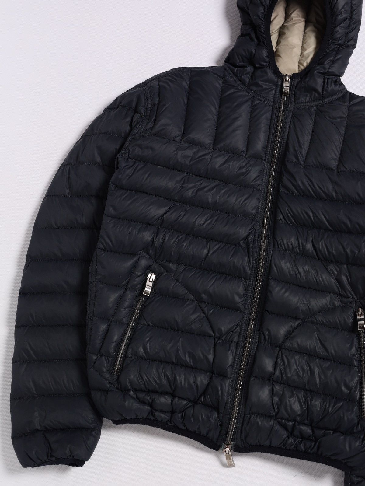 Eleventy Eleventy Nylon Down Puffer Jacket Light Navy Size S / US 4 / IT 40 - 11 Thumbnail