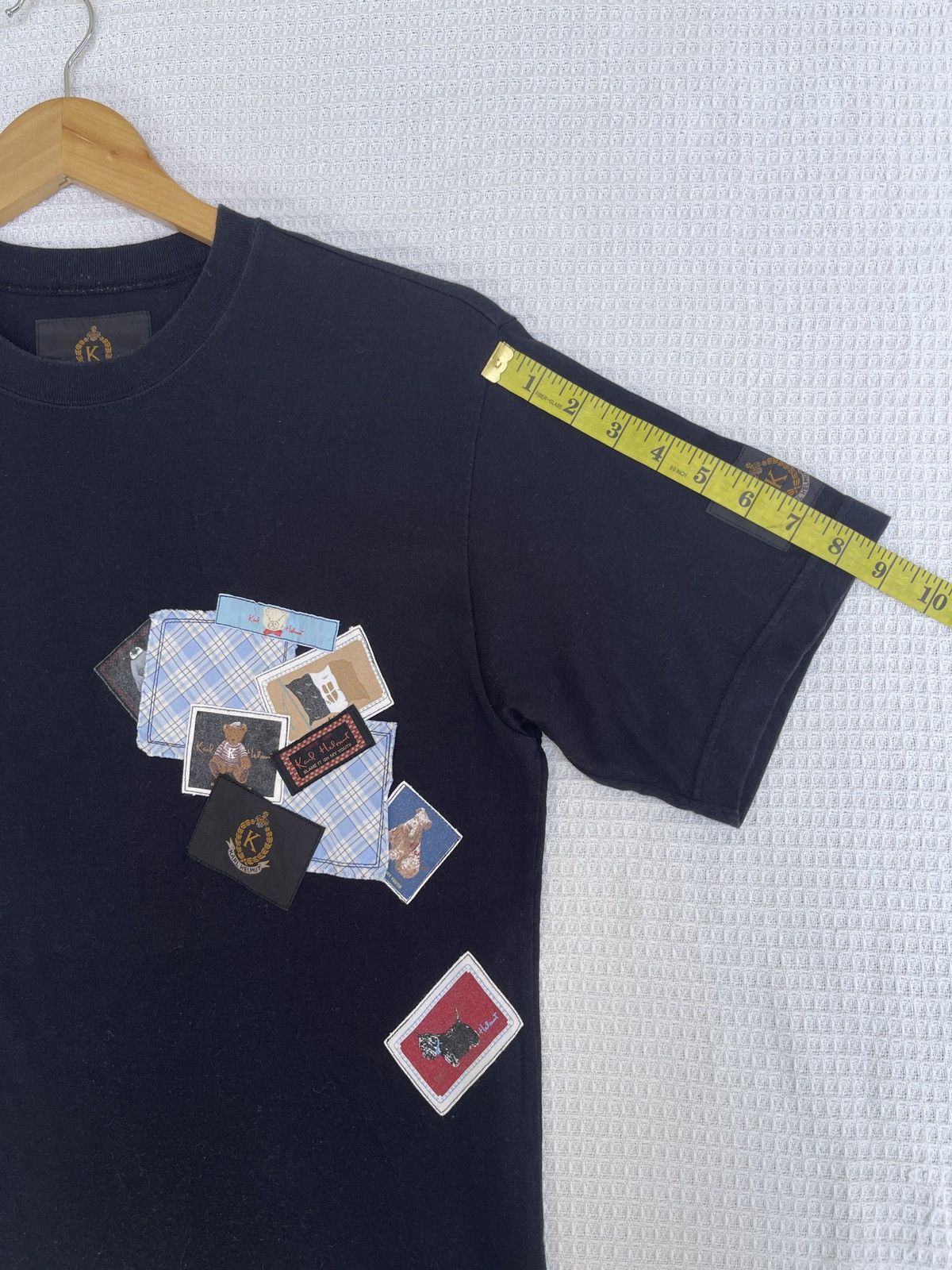 Karl Helmut Last Drop🔥Rare🔥Vintage Karl Helmut Black T-Shirt Size US L / EU 52-54 / 3 - 13 Thumbnail