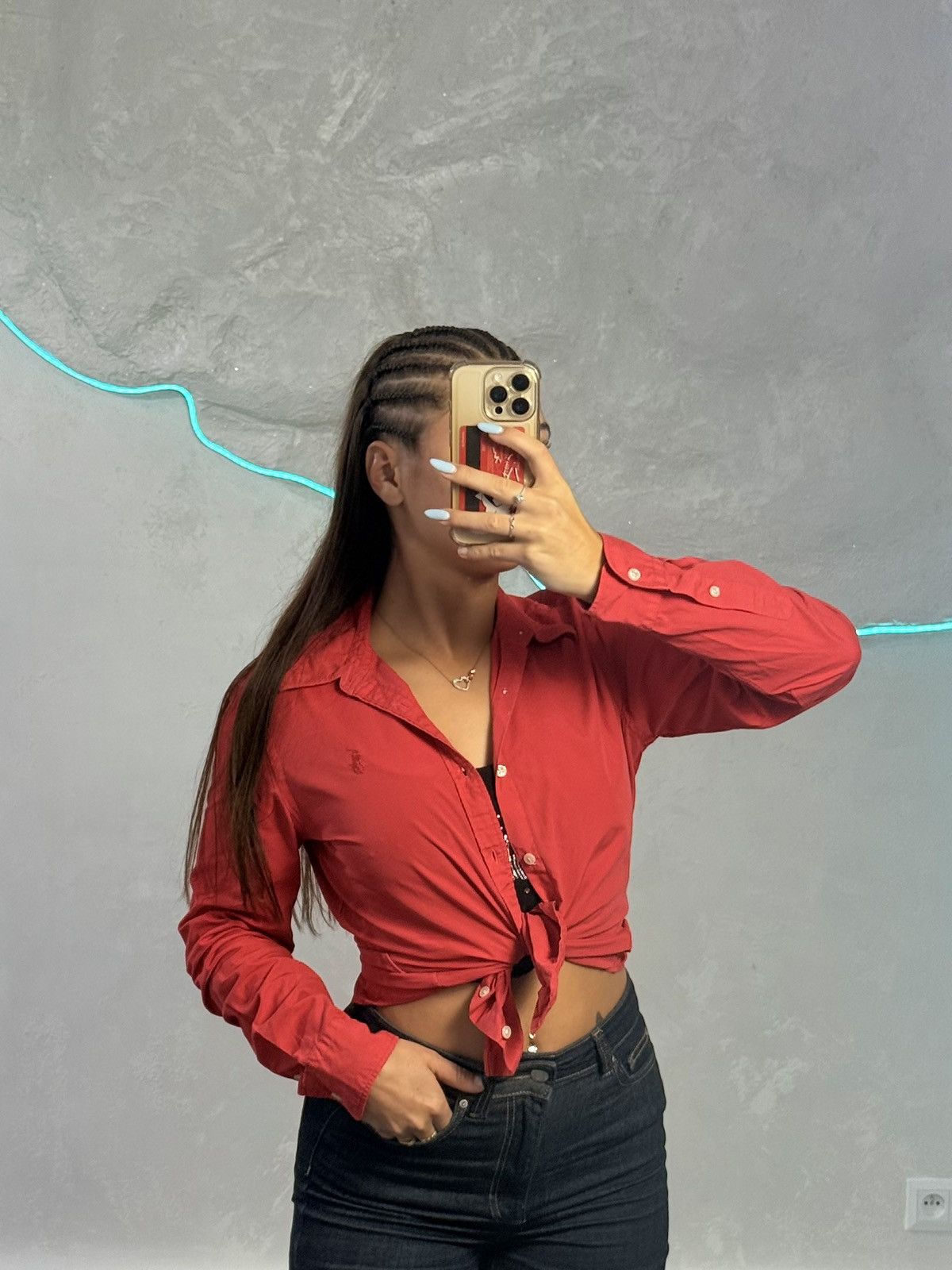 Polo Ralph Lauren Red Basic shirt polo ralph lauren with red pony Size S / US 4 / IT 40 - 4 Thumbnail