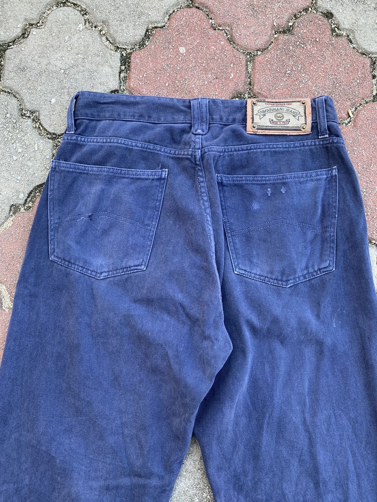 Armani × Vintage Rare! Vintage Armani Jeans Denim Jeans Pants Size US 31 - 7 Thumbnail