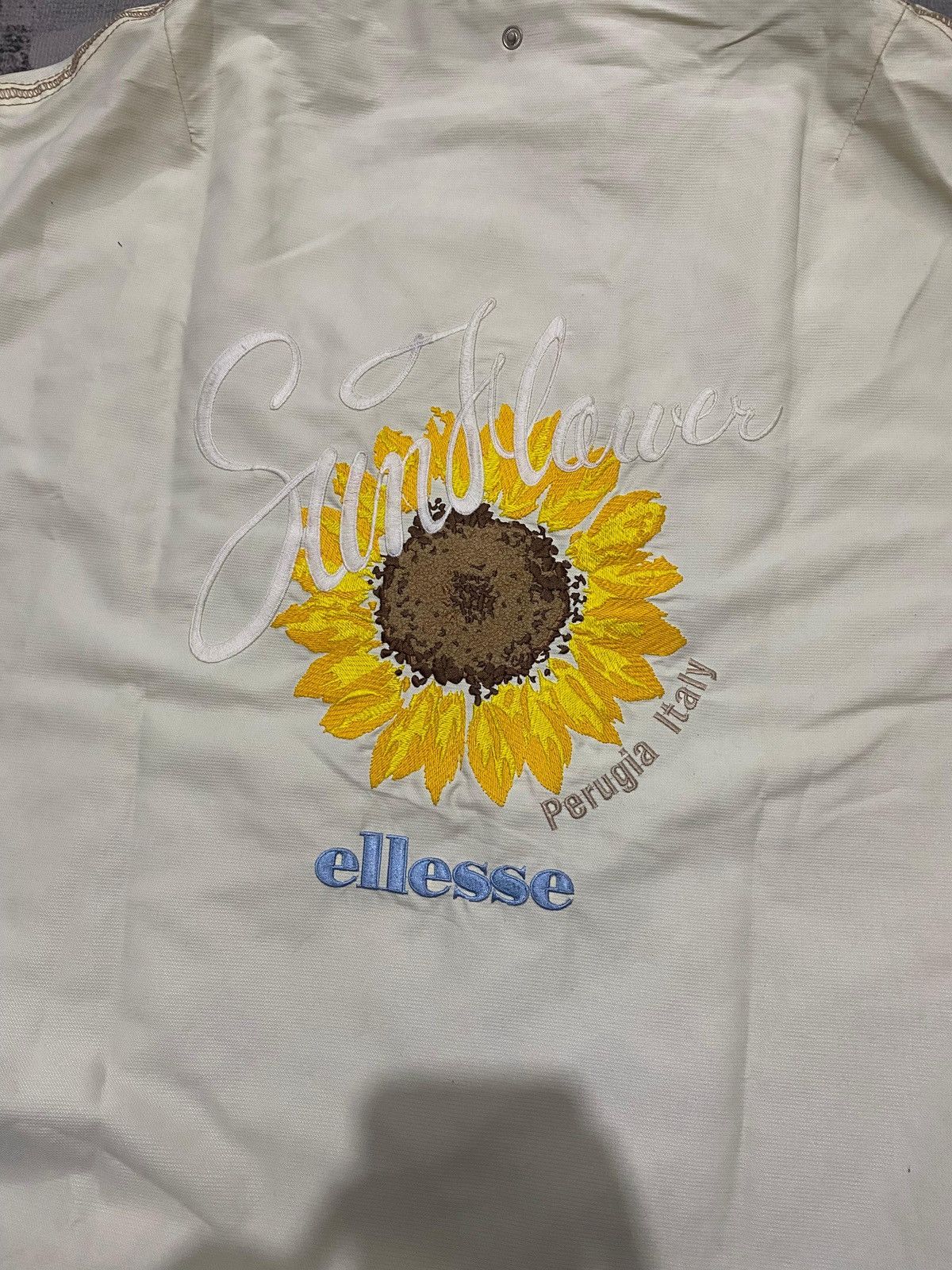 Ellesse Vintage Ellesse Perugia Italy Sun Flower Winter Ski Hoodie Size US L / EU 52-54 / 3 - 7 Thumbnail