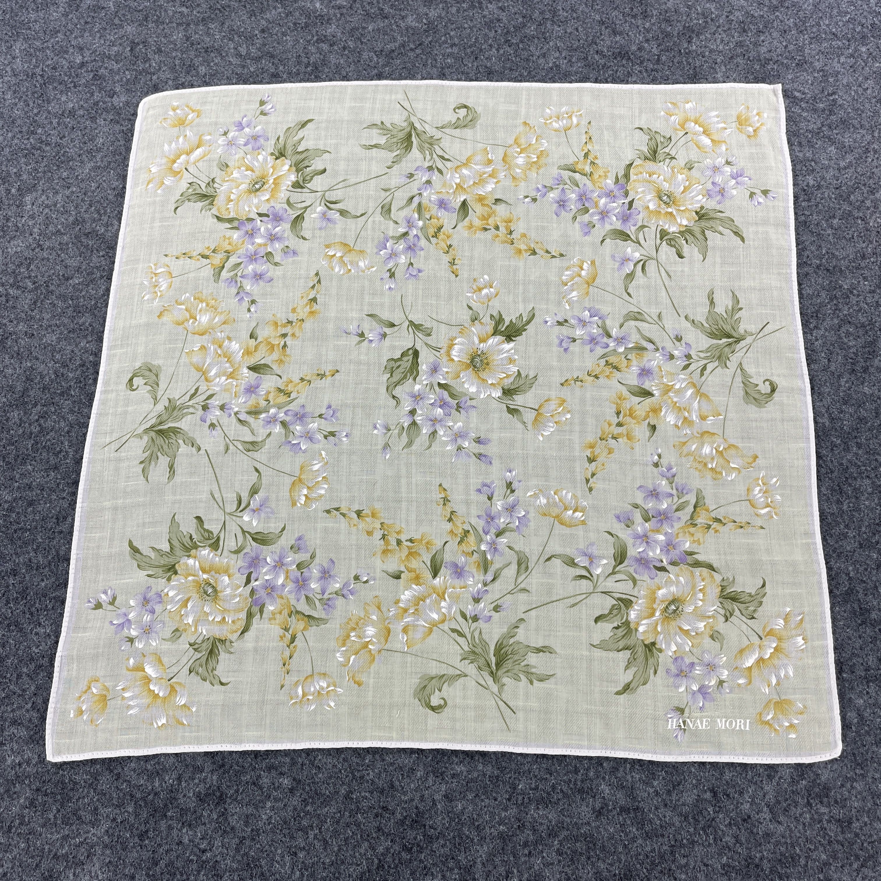 Hanae Mori × Japanese Brand Hanae Mori Bandana / Handkerchief / Neckerchief B053 Size ONE SIZE - 3 Thumbnail
