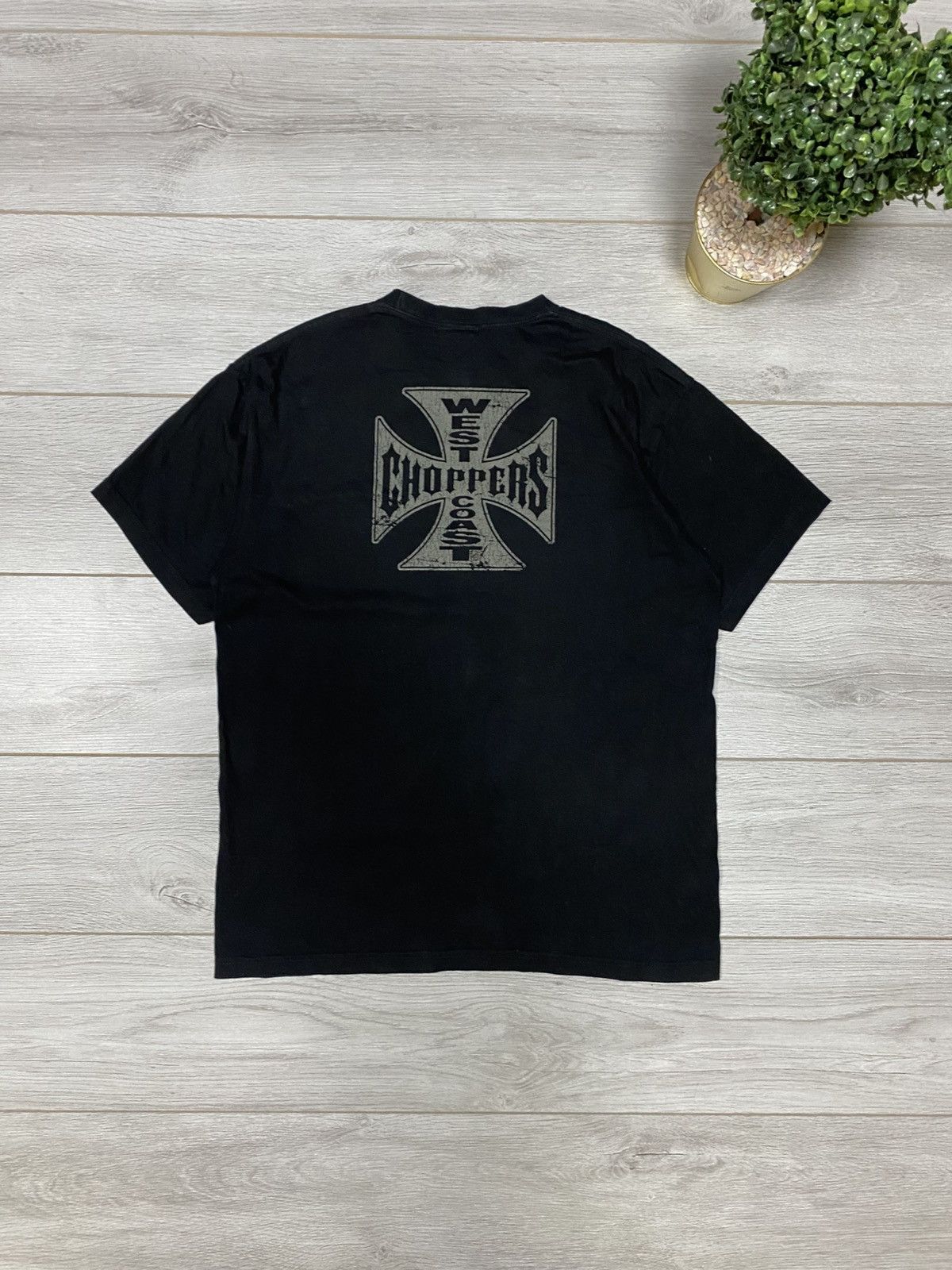 West Coast Choppers West Coast Choppers moto big logo cross t shirt Size US L / EU 52-54 / 3 - 2 Thumbnail