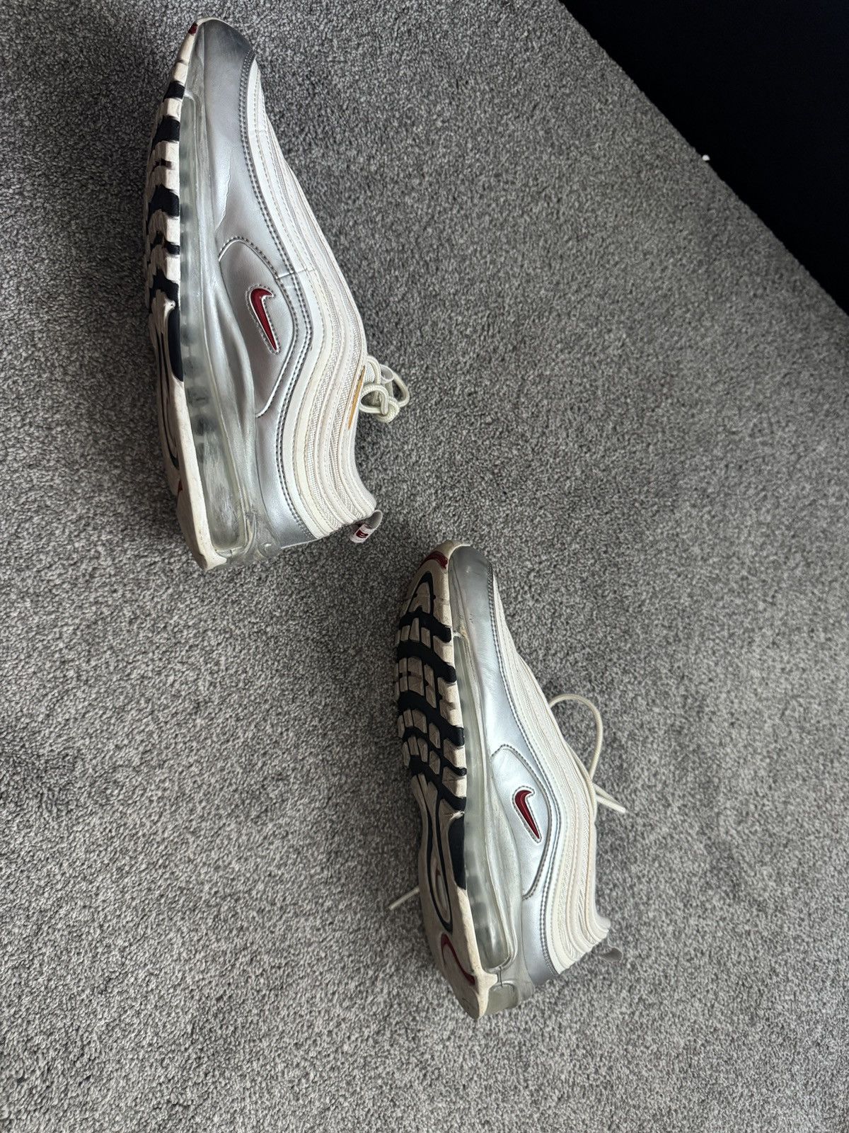 Nike Air Max 97 White Gray Size US 9.5 / EU 42-43 - 2 Thumbnail
