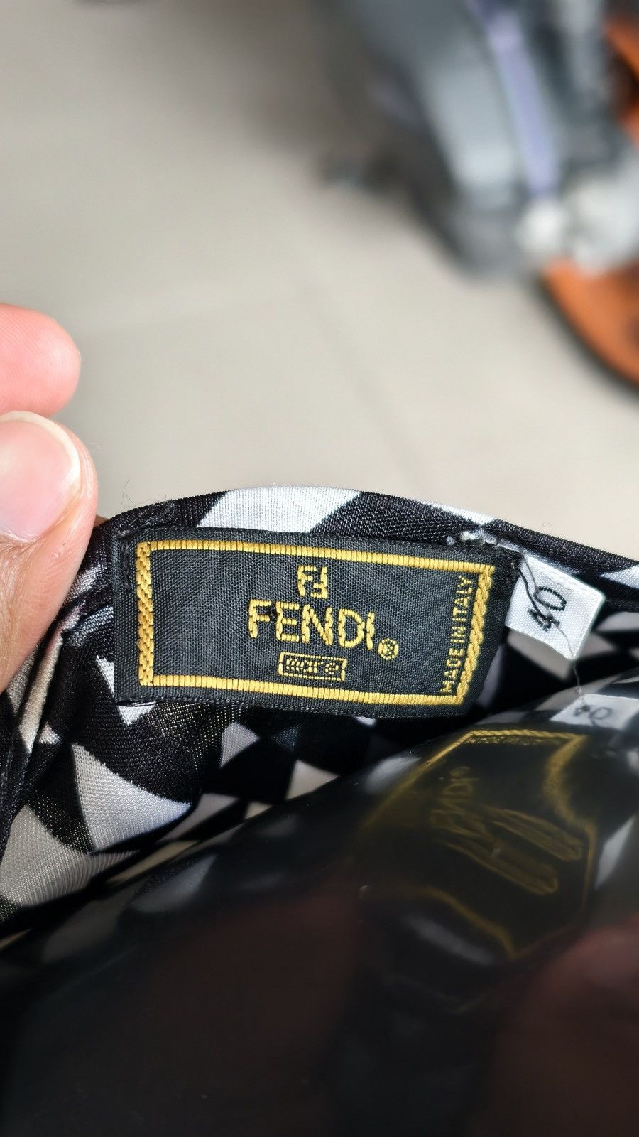 Fendi Vintage Fendi Blouse Size S / US 4 / IT 40 - 3 Thumbnail