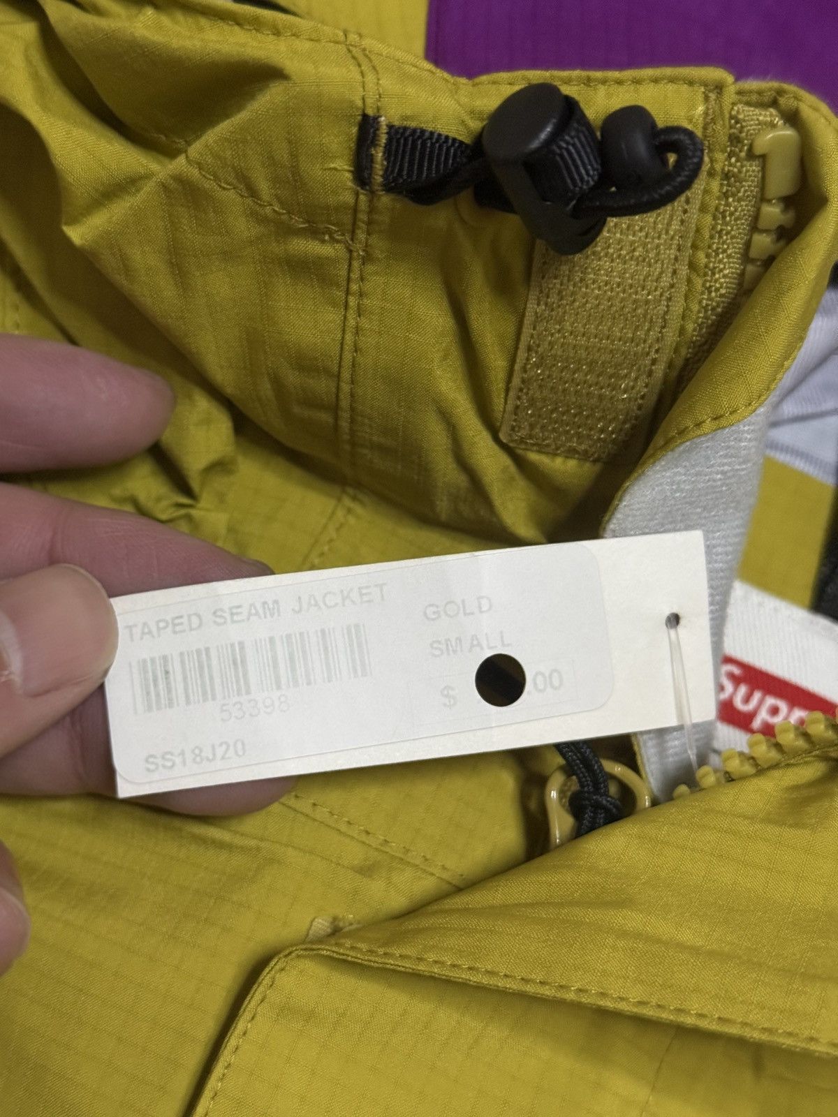 Supreme Supreme taped seam jacket size small Size US S / EU 44-46 / 1 - 3 Thumbnail