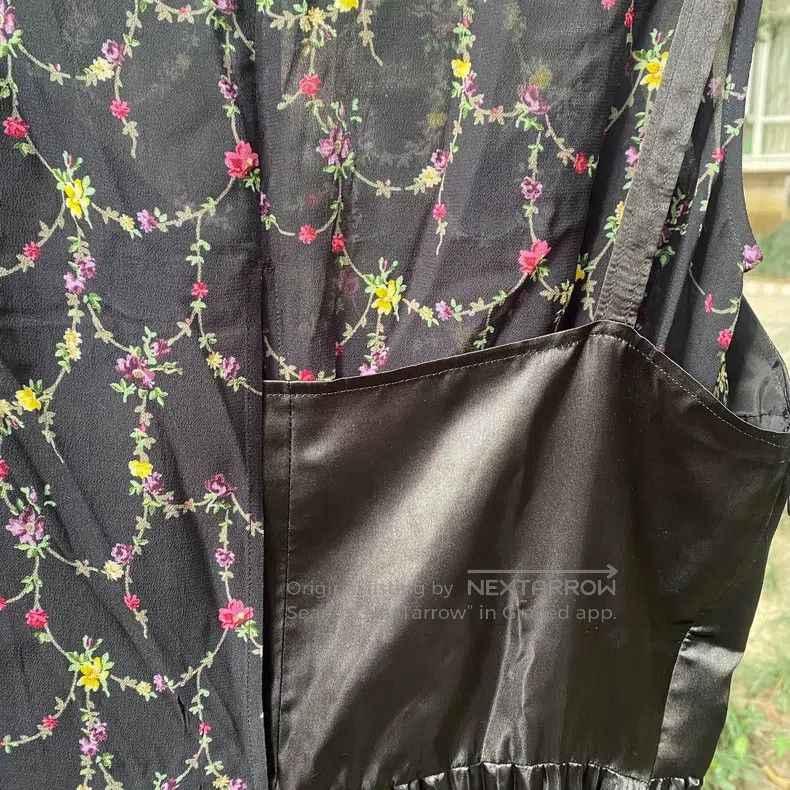 Junya Watanabe Tiny floral print pleated dress