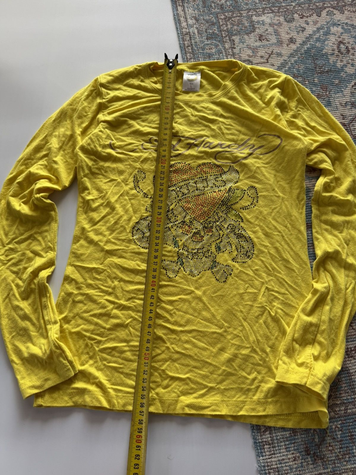 Ed Hardy Vintage Ed Hardy Y2K Kills Love Long Sleeve Size L / US 10 / IT 46 - 9 Thumbnail