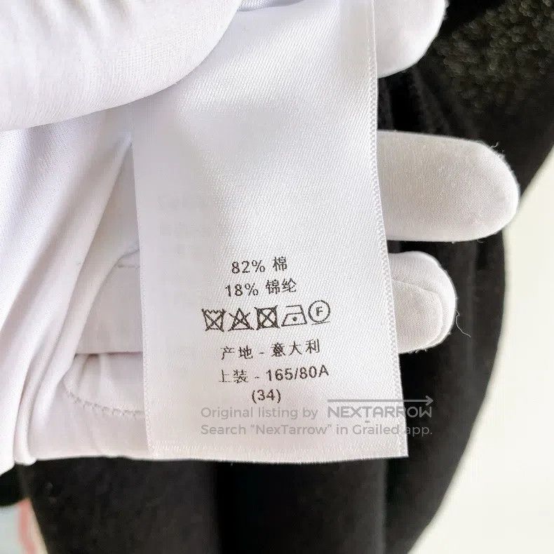 Dior Dior Black irregular long sleeves Size XXS / US 00 / IT 34 - 8 Thumbnail