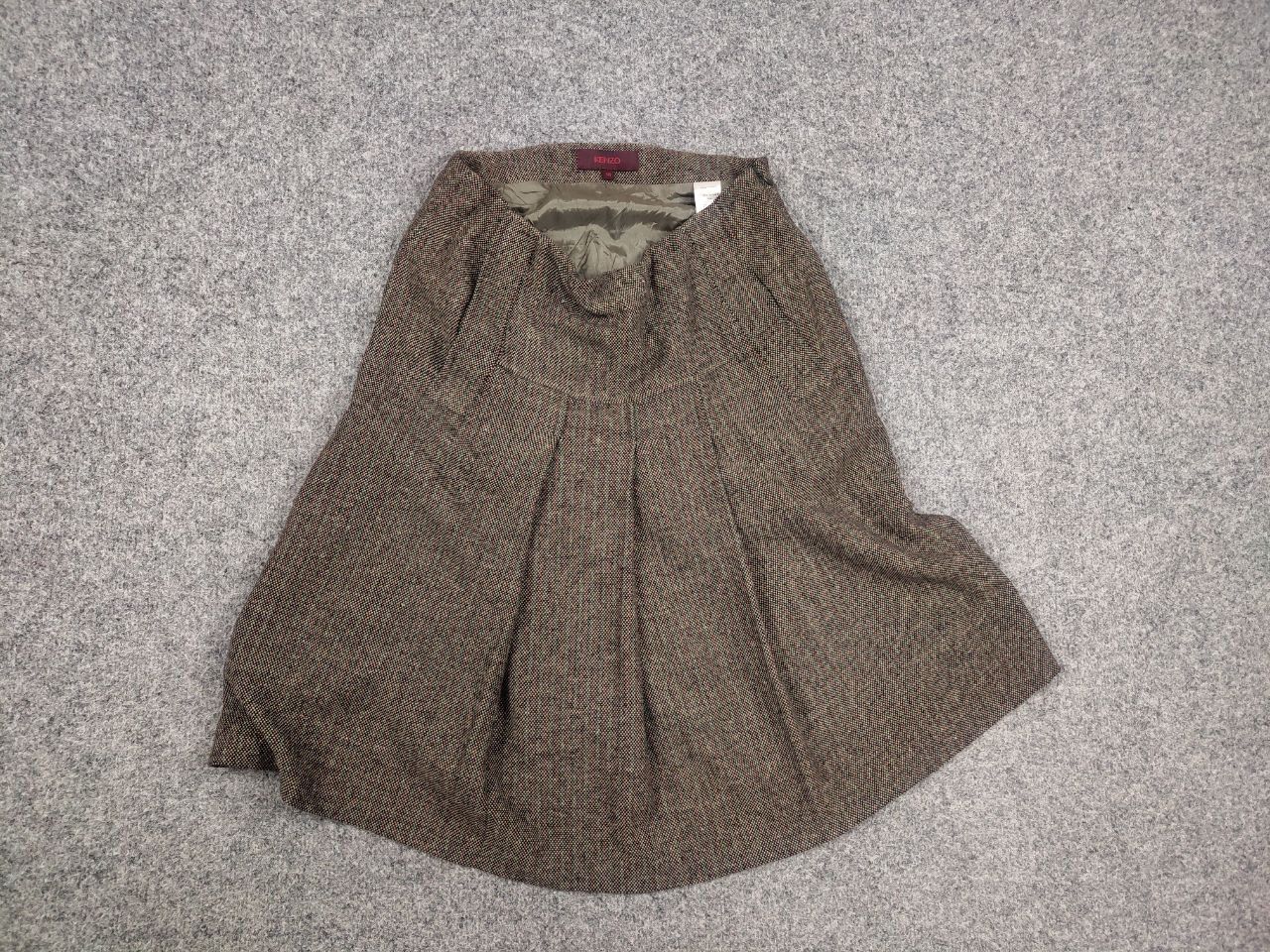 Kenzo Vintage 0's Kenzo Paris Wool Blend Wrap Midi Skirt Size 38" / US 16 / IT 52 - 7 Thumbnail
