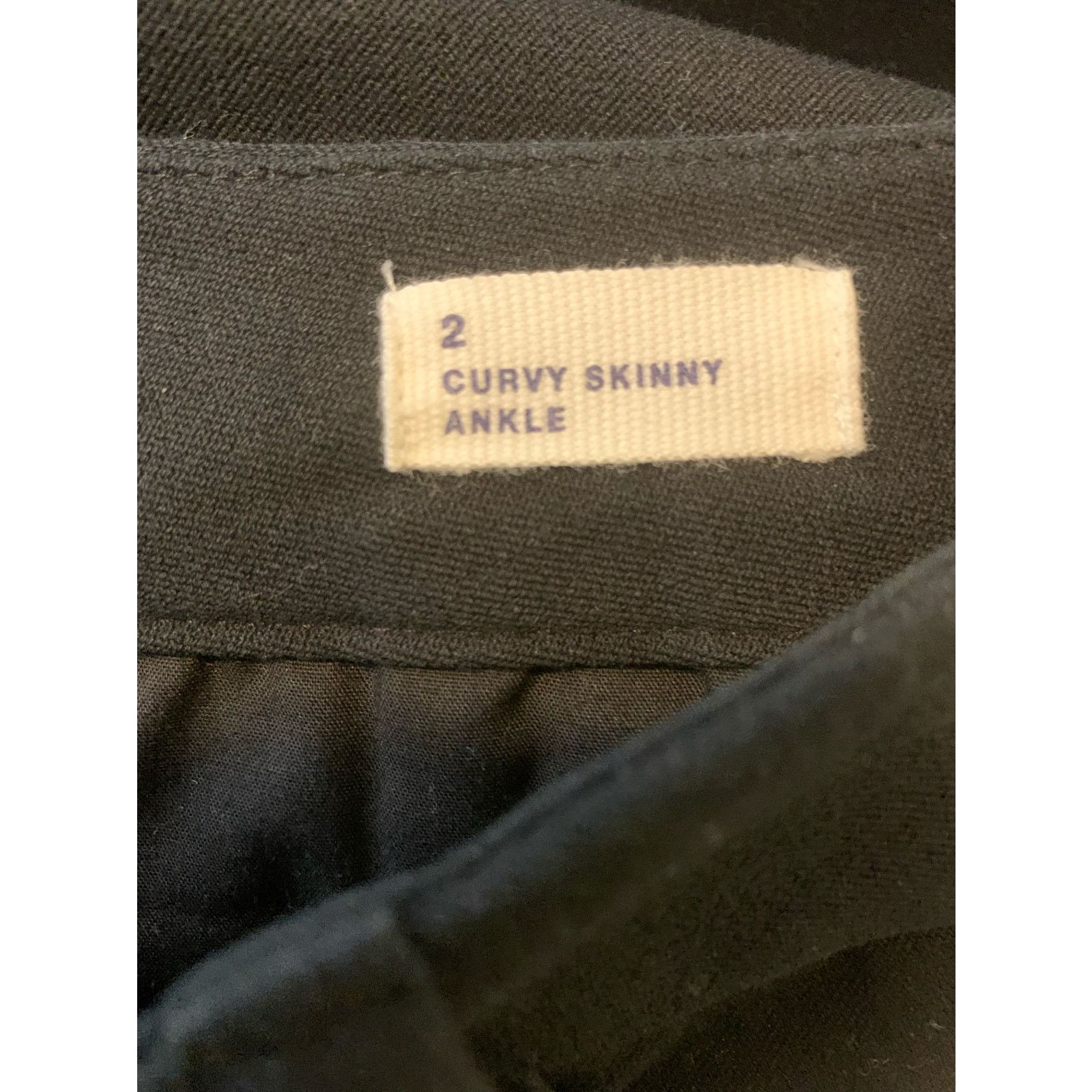 Gap Gap black curvy skinny ankle pants size 2 Size 26" / US 2 / IT 38 - 4 Thumbnail