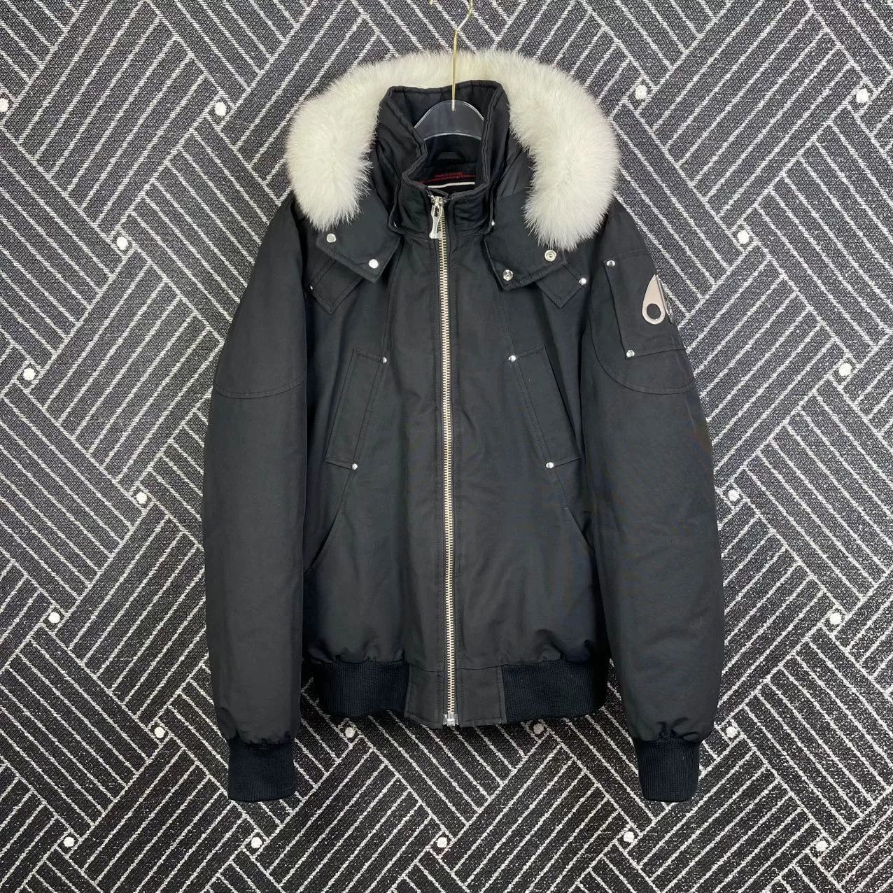 Moose Knuckles Mooseknuckles Hooded Zipper Puffer Jacket Size US L / EU 52-54 / 3 - 1 Thumbnail