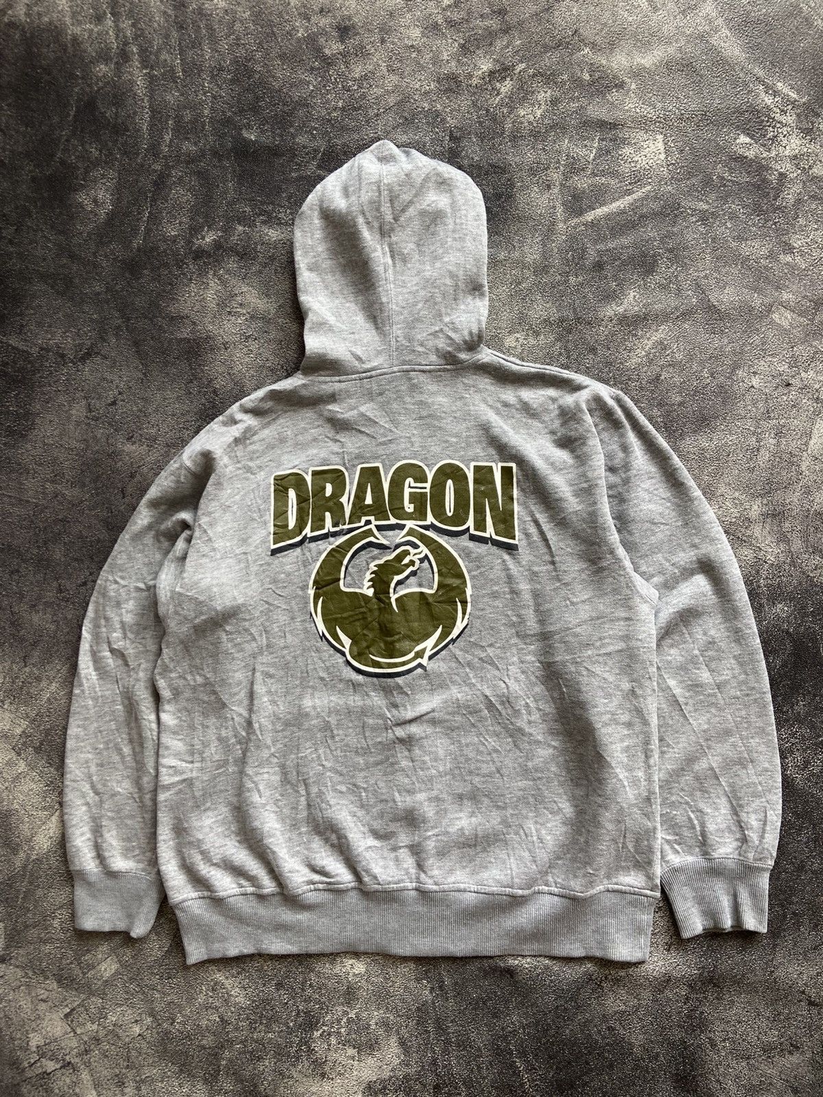 Vintage DRAGON SKATEBOARD Zip Hoodie Size US XL / EU 56 / 4 - 8 Thumbnail