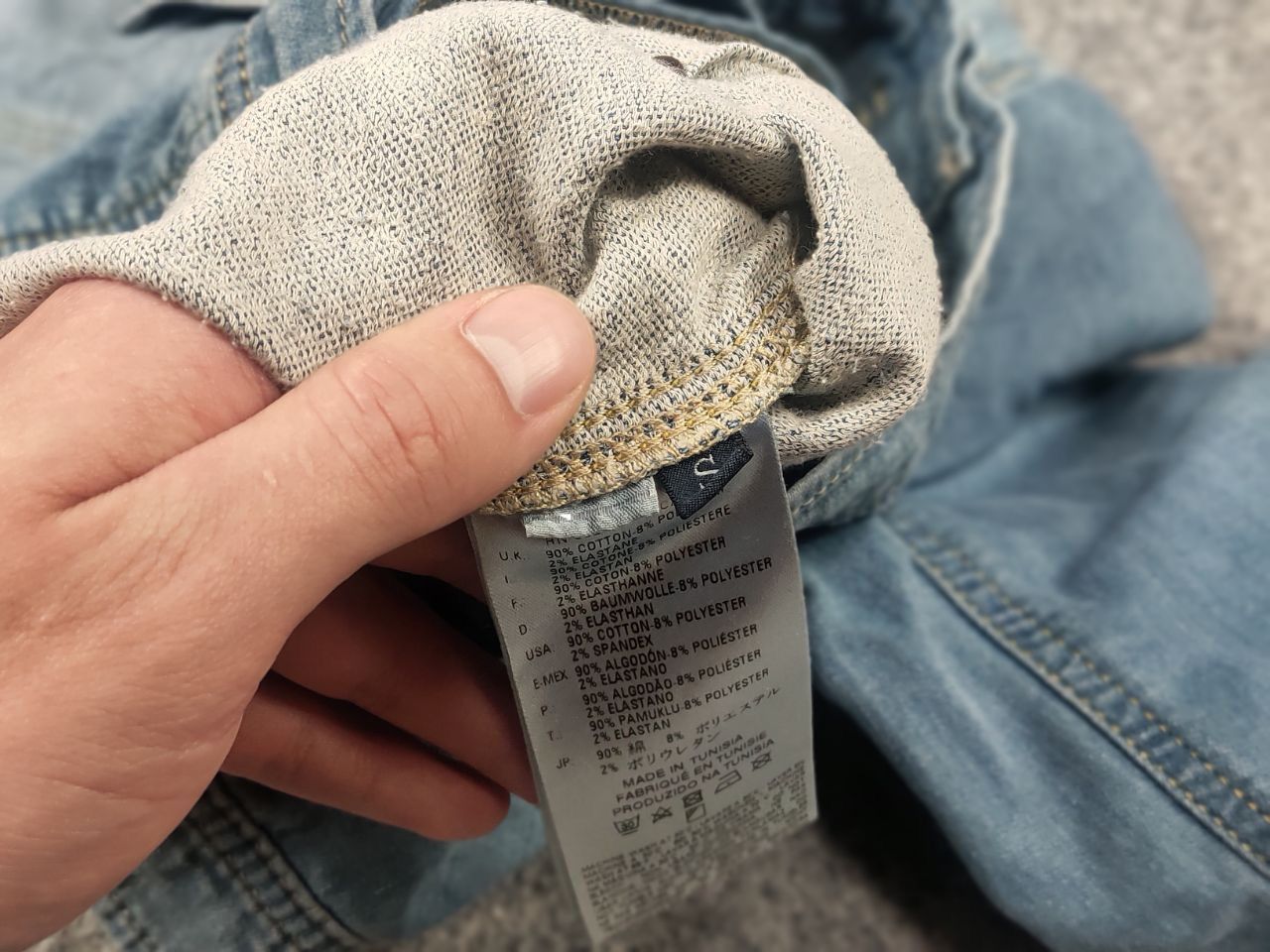 Diesel Vintage 90's Diesel Elshar Ne Juzicon denim stretch Jacket Size US S / EU 44-46 / 1 - 15 Thumbnail
