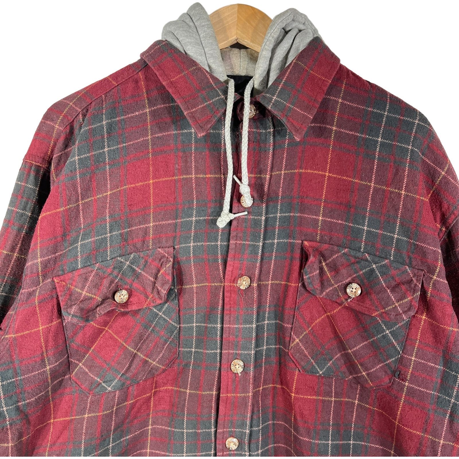 Field and stream flannel jacket with hood hotsell