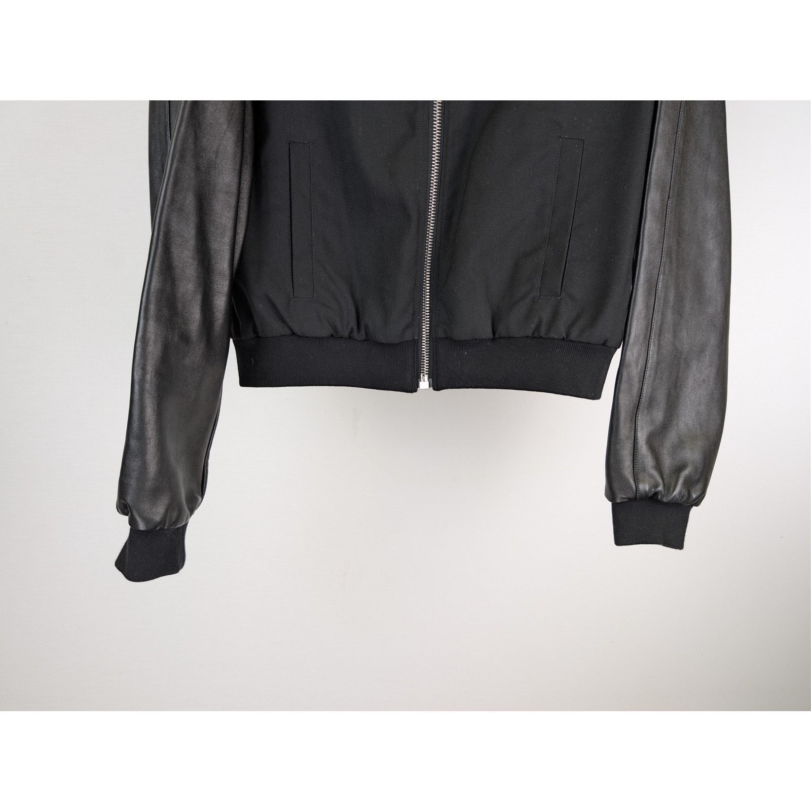 Saint Laurent Paris o1rshd1 CC20 Leather Bomber Jacket in Black Size US M / EU 48-50 / 2 - 4 Thumbnail