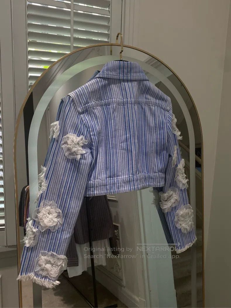 Chanel Chanel 18-year-old waterfall series blue cloud denim jacke Size XS / US 0-2 / IT 36-38 - 4 Thumbnail