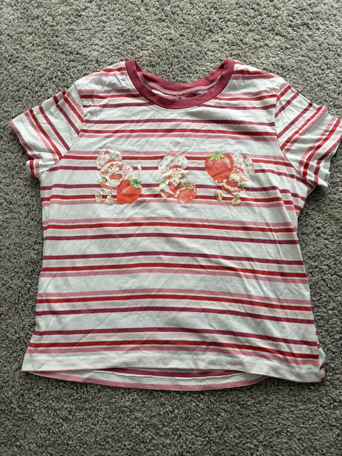 Other Strawberry shortcake red and white striped shirt Size L / US 10 / IT 46 - 1 Thumbnail