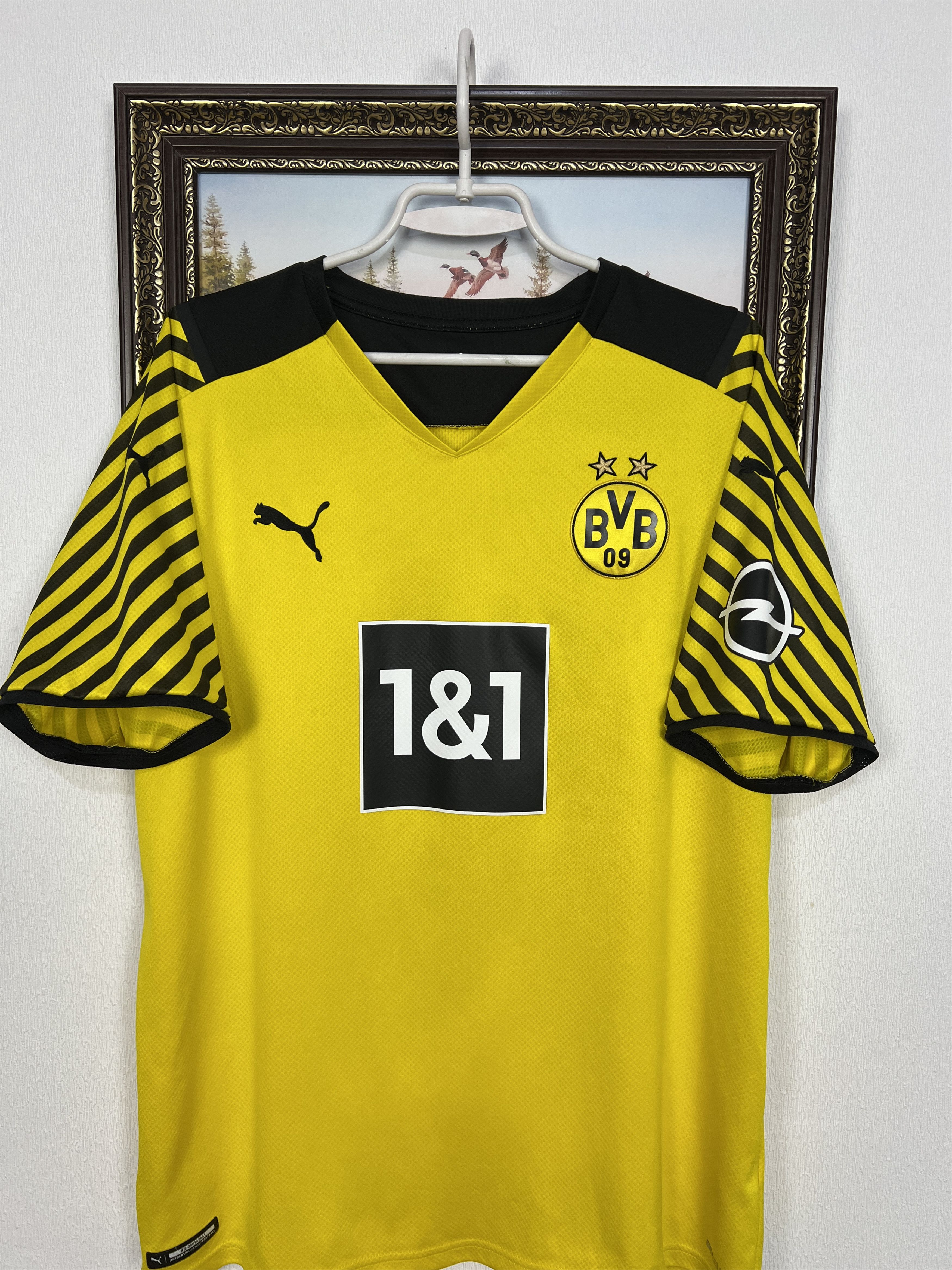 Puma Borussia Dortmund Home football shirt 2021 Soccer Puma Size US XL / EU 56 / 4 - 2 Thumbnail