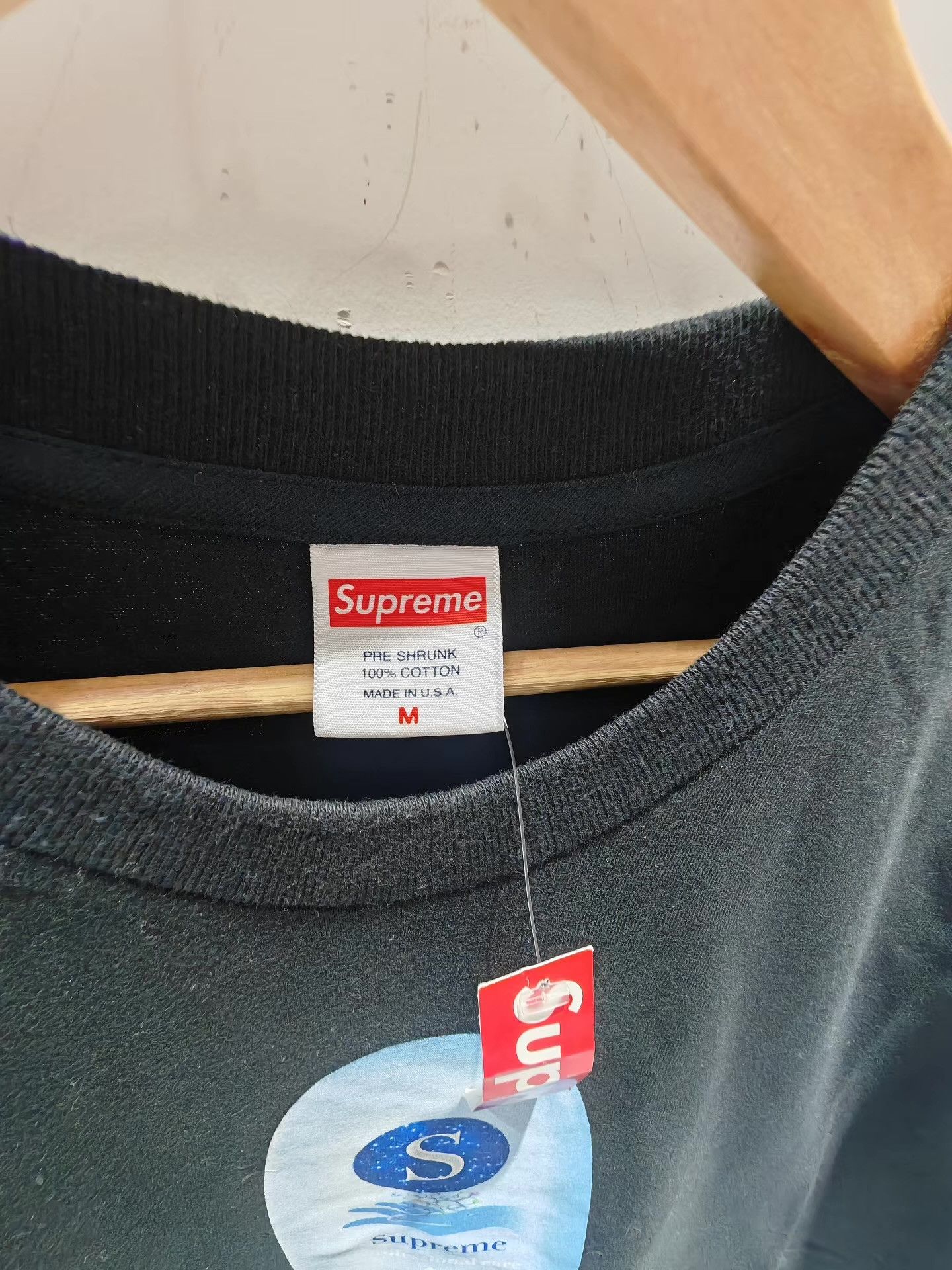 Supreme Supreme FW19 Week 1 Super Cream Tee Q15 Size US M / EU 48-50 / 2 - 2 Thumbnail