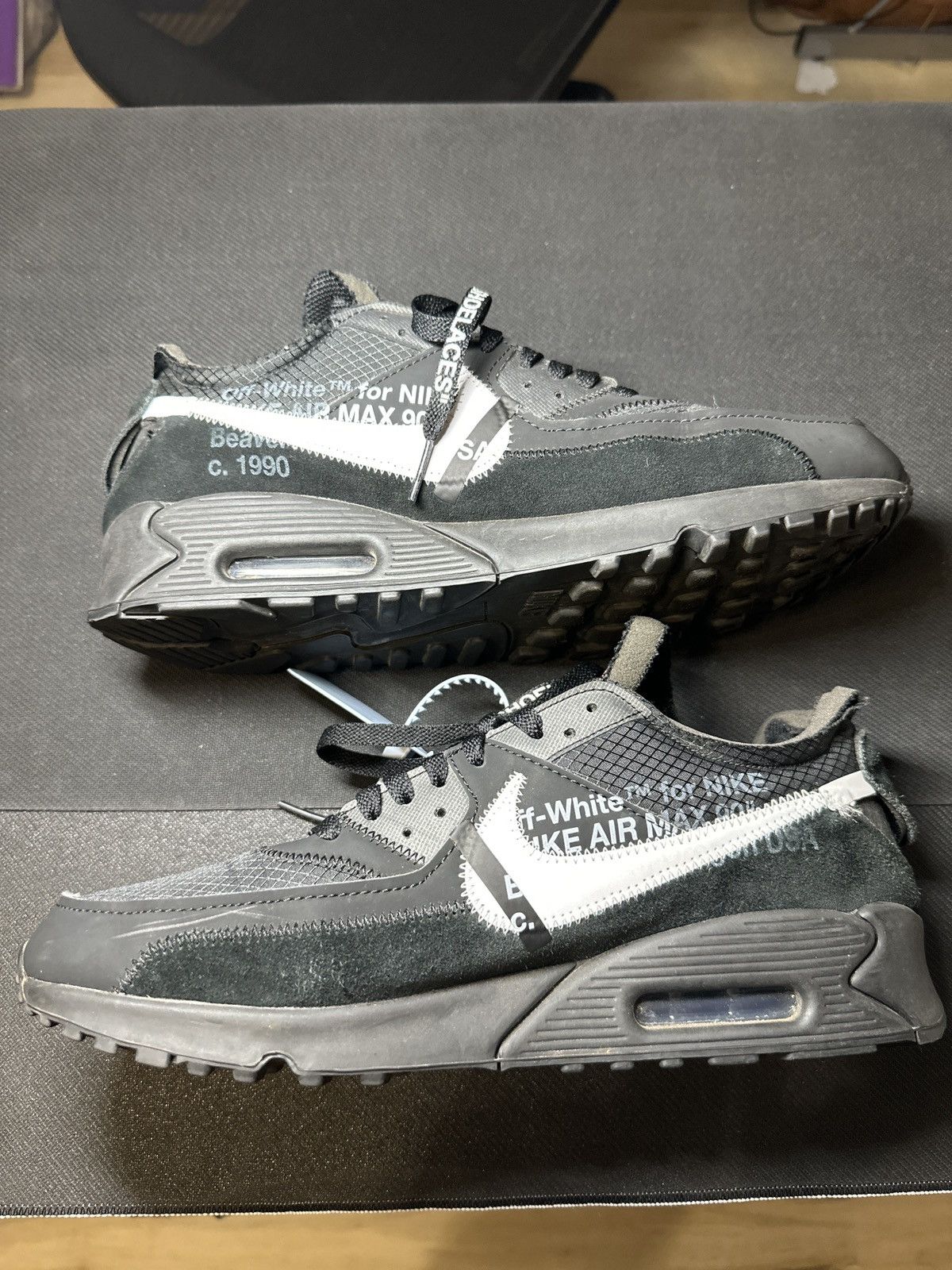Nike × Off-White Off White x Nike Air Max 90 Size US 11 / EU 44 - 2 Thumbnail