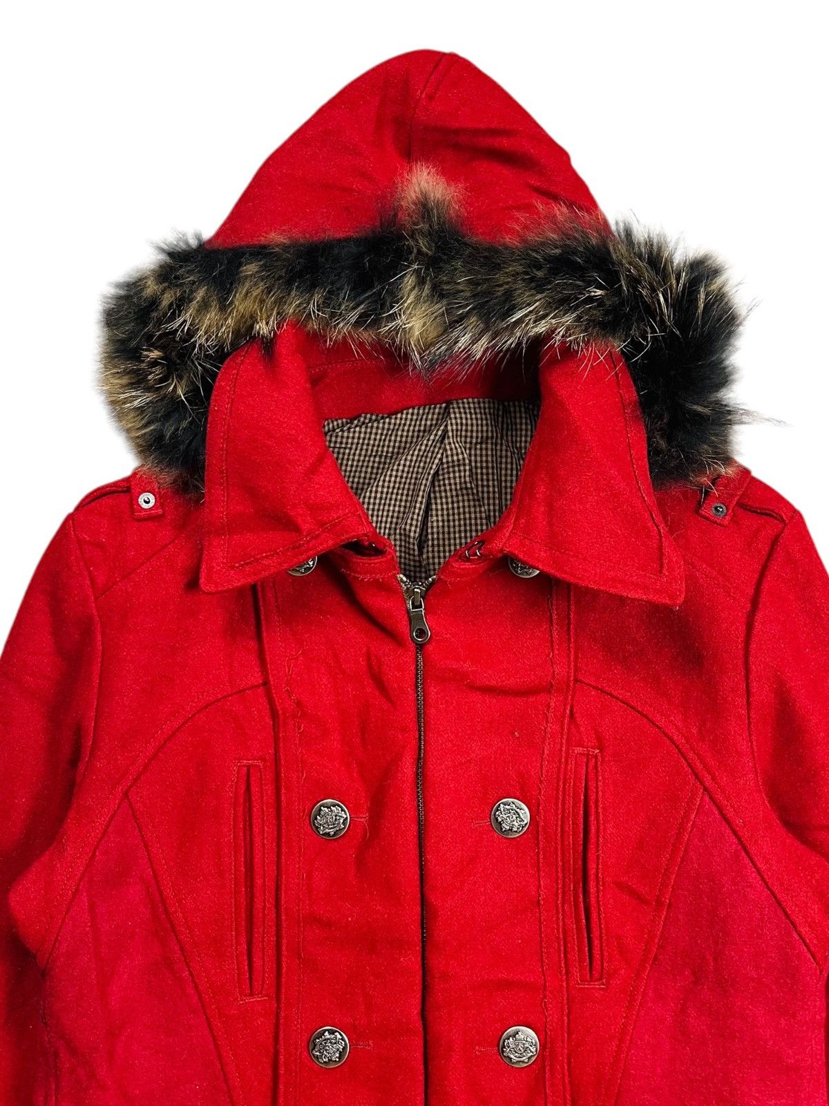 archive PPFM Napoléon fur jacket vkei SOLD) 2000s PPFM Convertible Fur Napoleon Jacket A black