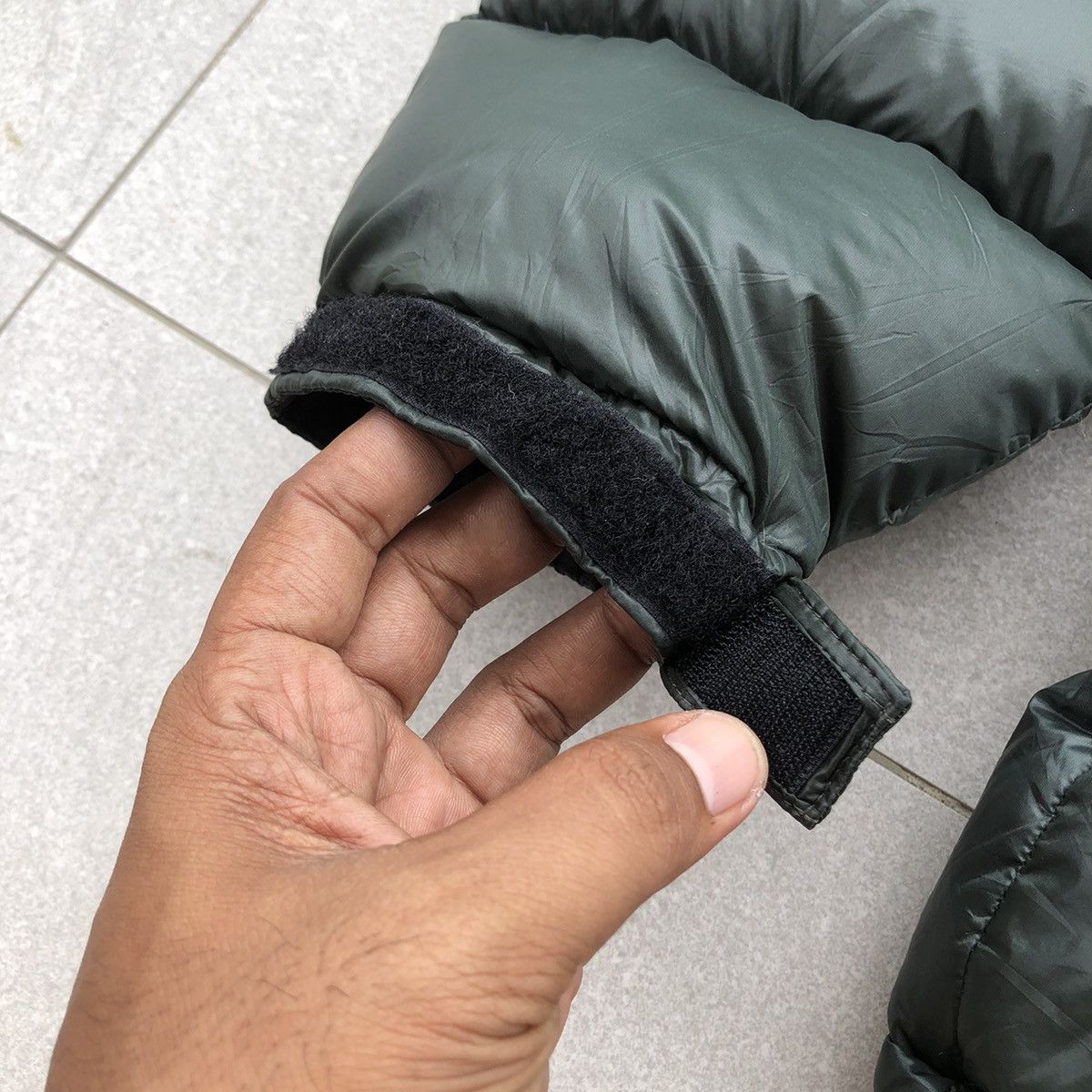 The North Face The North Face Down Jacket Full Zip Hood Green [XL] Size US XL / EU 56 / 4 - 13 Thumbnail