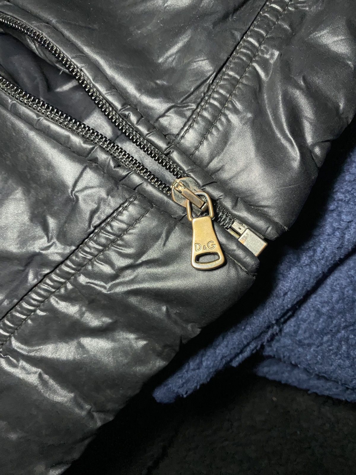 Dolce & Gabbana vintage 00s y2k Dolce Gabbana Architect Puffer Biker Jacket Size US M / EU 48-50 / 2 - 10 Thumbnail