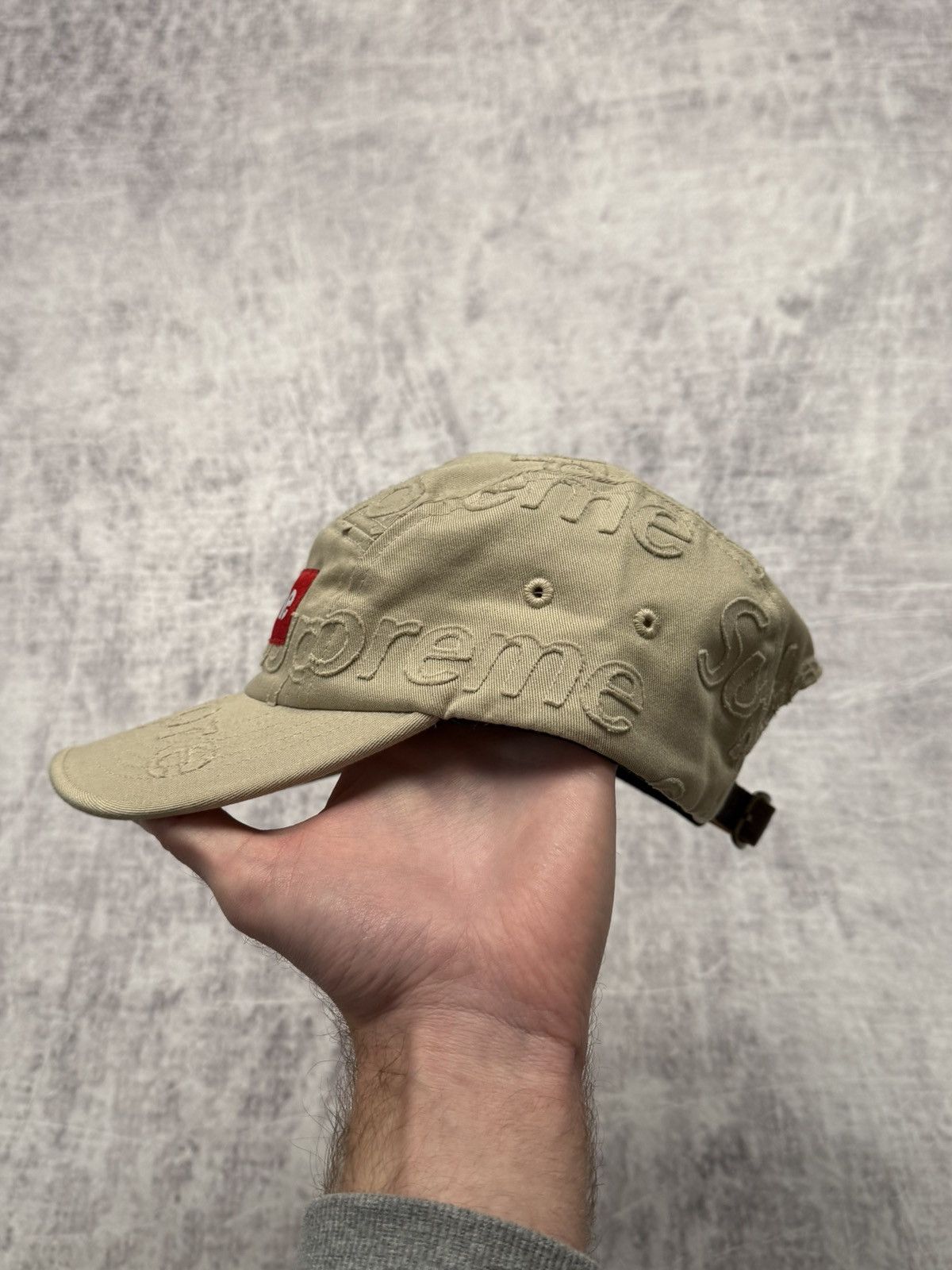 Supreme Beige Supreme Lasered Twill Camp Cap ss23 Size ONE SIZE - 4 Thumbnail