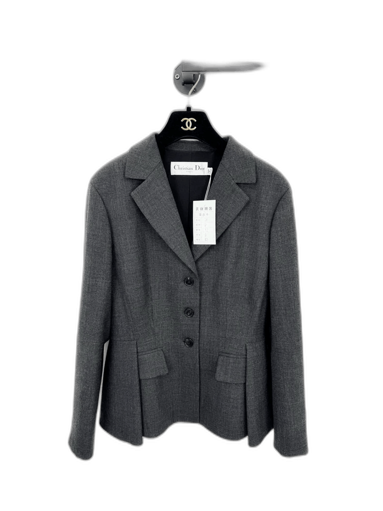 Dior Dior Wool Silk Jacket Women's Size 38 Size M / US 6-8 / IT 42-44 - 1 Thumbnail