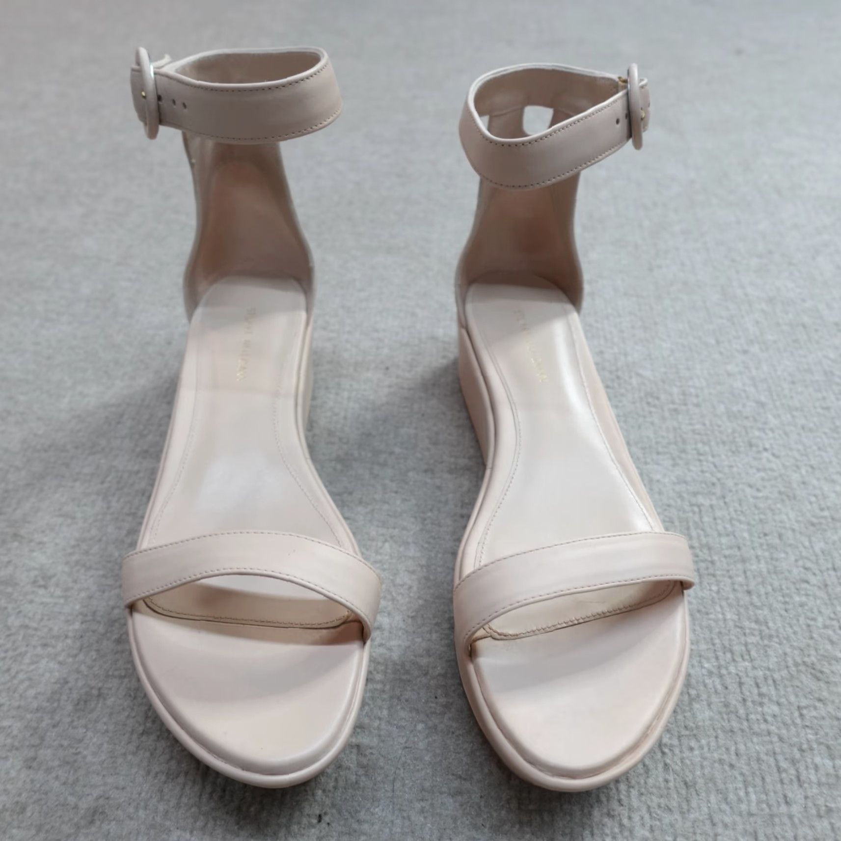 Stuart Weitzman Stuart Weizman Womens Sandals 7.5 Beige Pink Capri Platform NEW Size US 8 / IT 38 - 2 Thumbnail