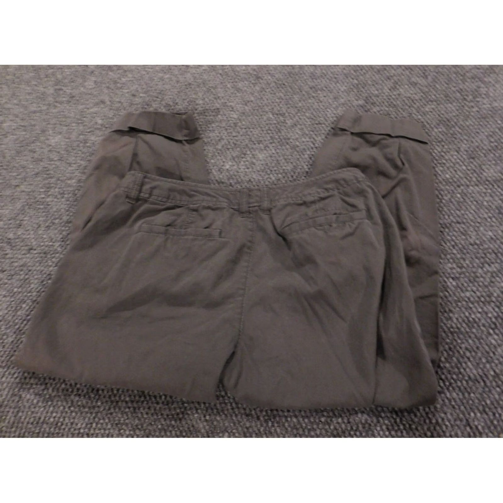 Old Navy Old Navy Pants Womens 8 Gray mid rise chino cropped cuffed Size 30" / US 8 / IT 44 - 4 Thumbnail