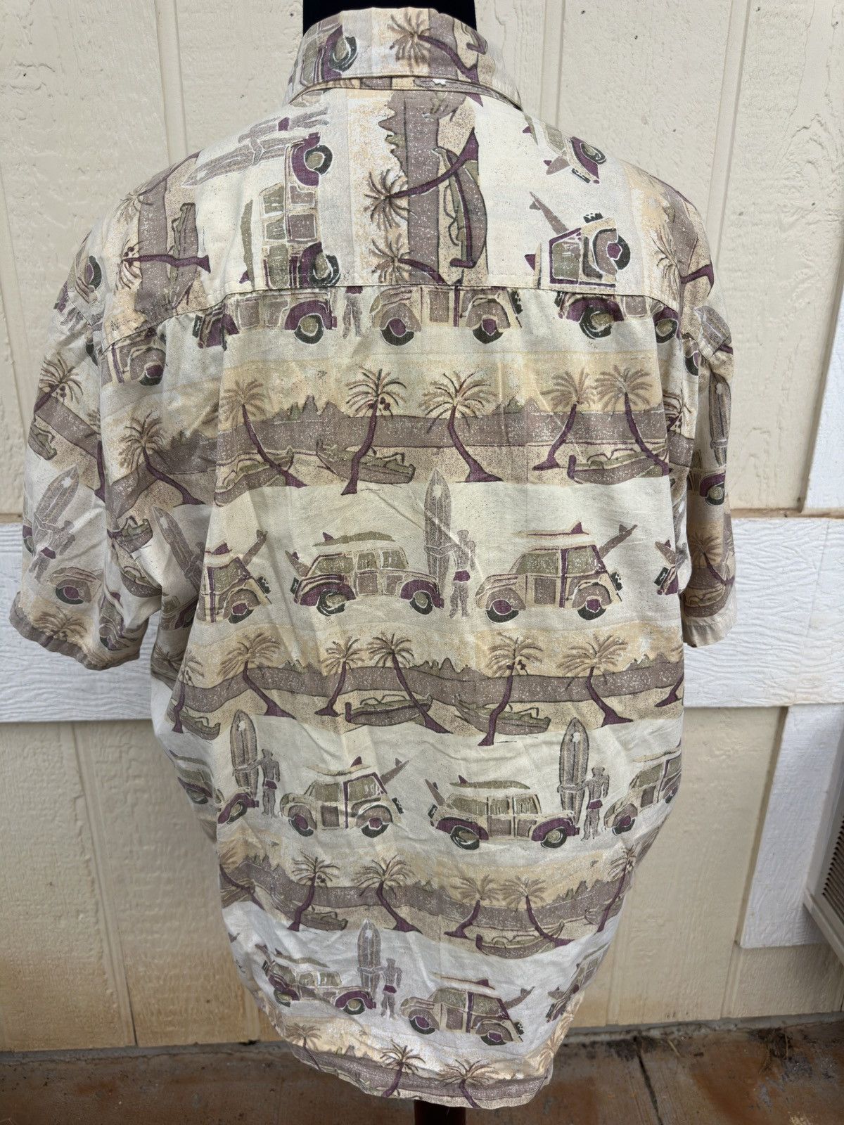 Other PreOwned Kahala Hawaiian Print Full Button Beige Men's XL Size US XL / EU 56 / 4 - 2 Thumbnail