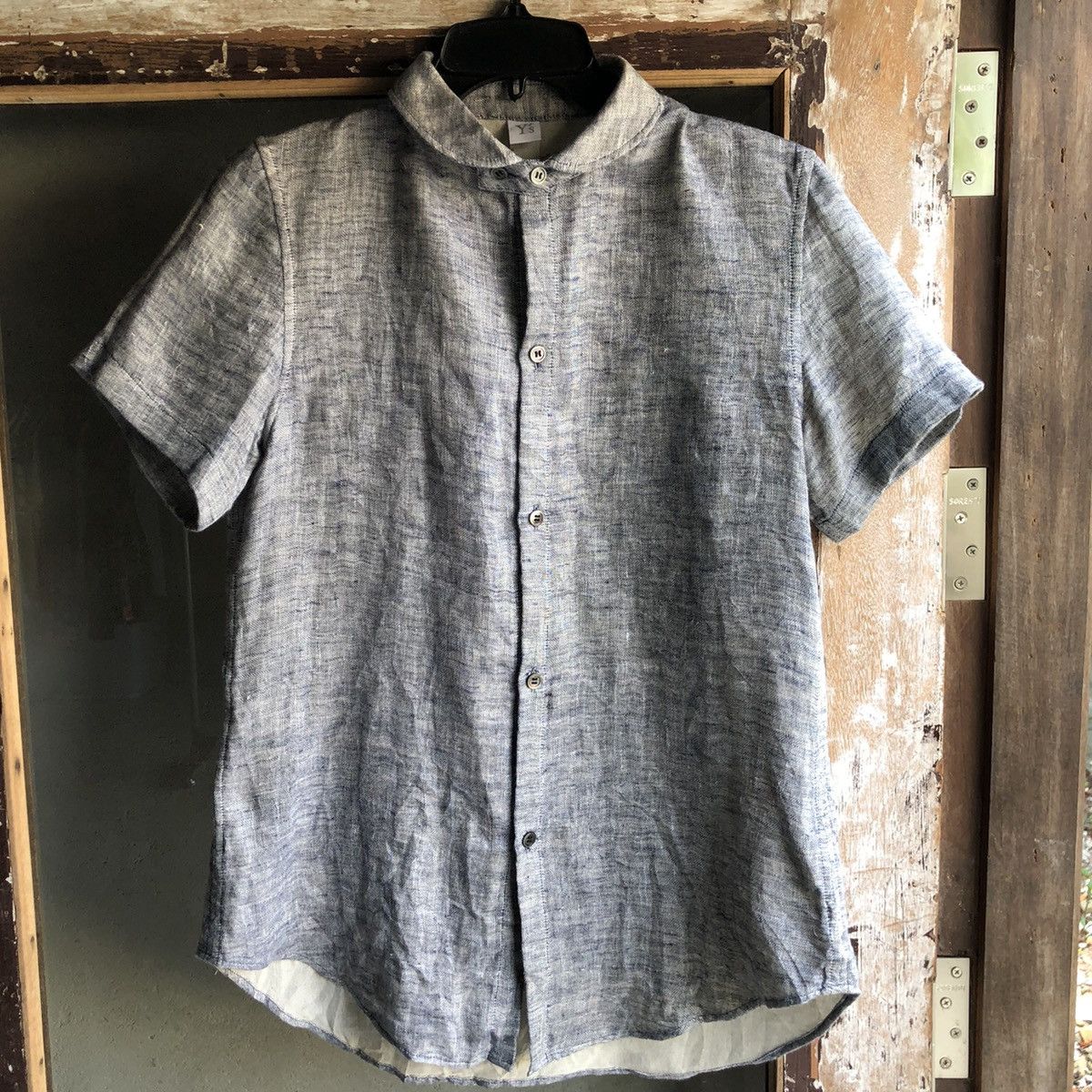Y’s yohji yamamoto linen blend shirt