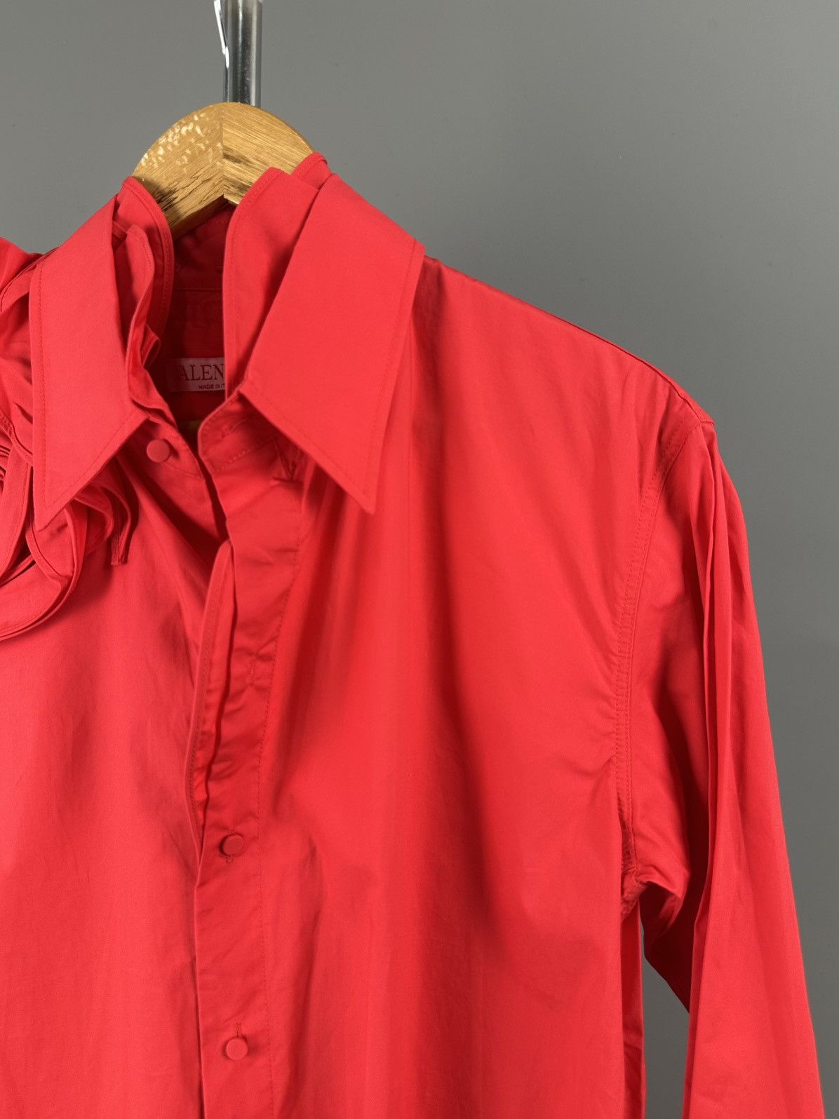 Valentino Valentino - Floral Appliqué- Poplin Cotton Oversized shirt Size XS / US 0-2 / IT 36-38 - 7 Thumbnail
