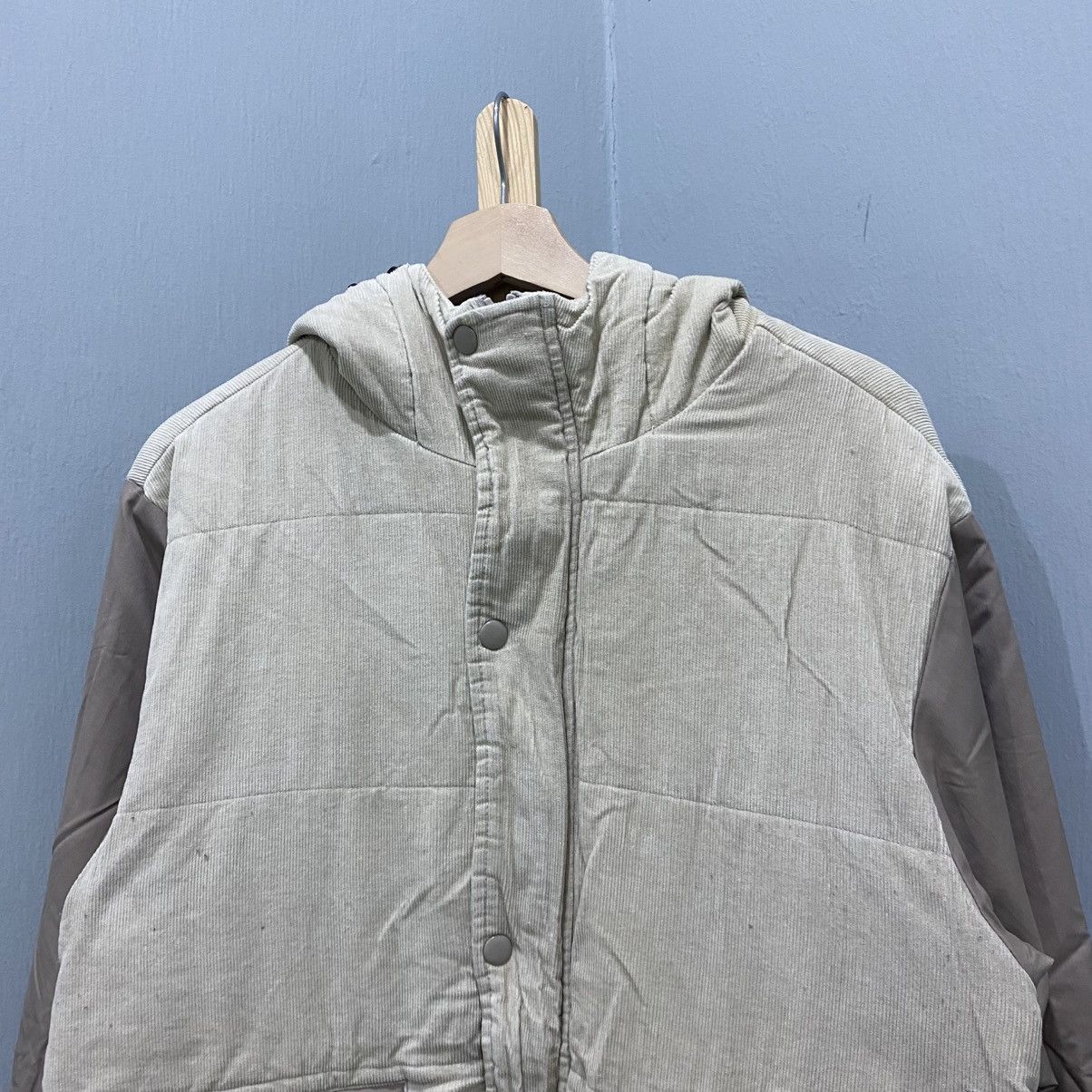 go slow caravan Go Slow Caravan Japan Gorpcore Corduroy Hooded Puffer Jacket Size US L / EU 52-54 / 3 - 4 Thumbnail