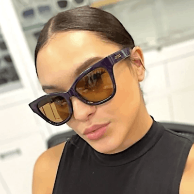 Gucci NEW GUCCI GG1133S-002 VIOLET BROWN Size ONE SIZE - 5 Thumbnail
