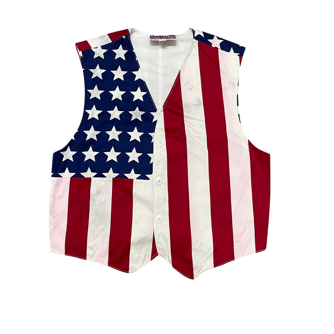 Vintage Vintage USA Flag Wear Vest Size US M / EU 48-50 / 2 - 1 Thumbnail