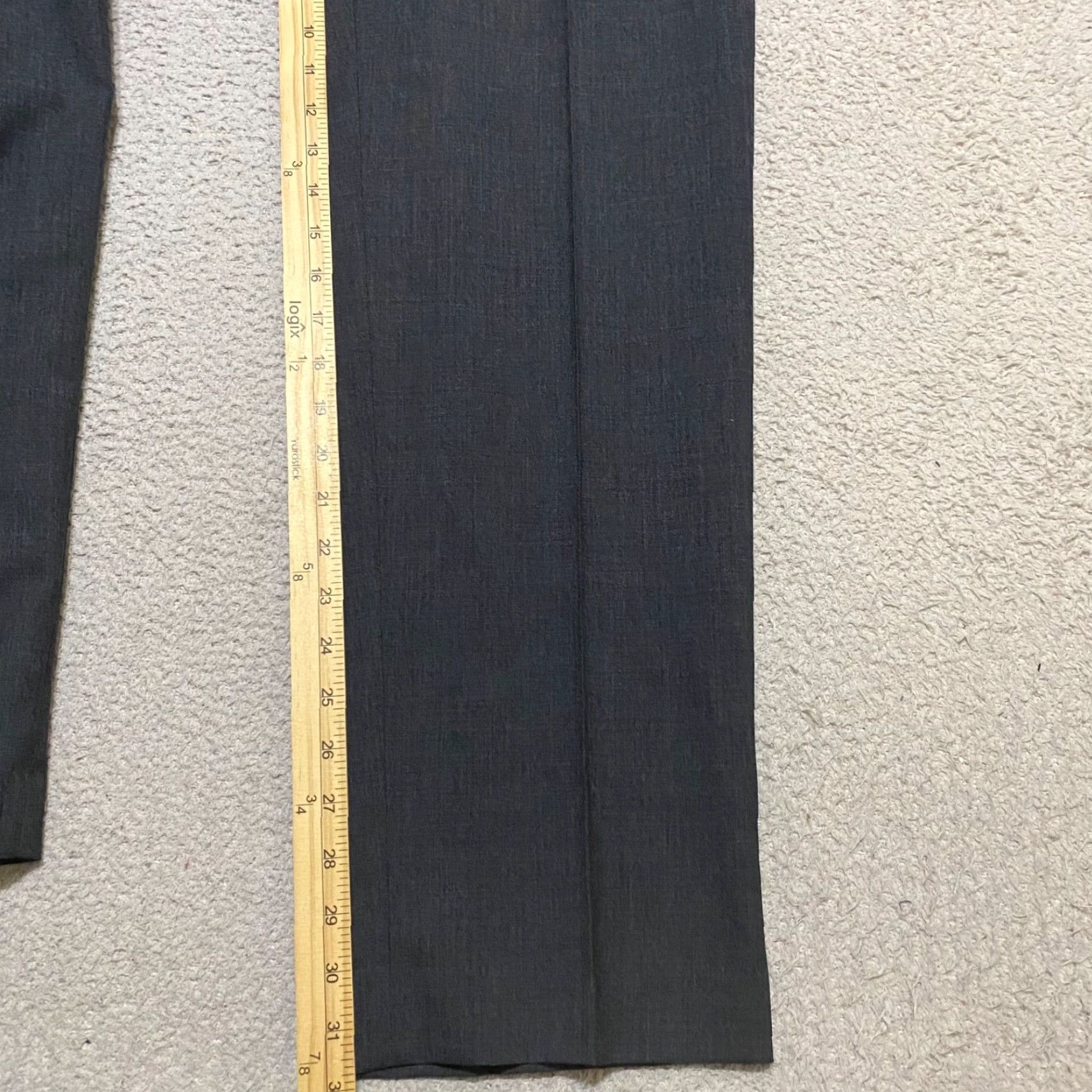 Ralph Lauren Lauren Ralph Lauren Mens Dress Pants Gray Wool Straight 36x32 Size US 36 / EU 52 - 5 Thumbnail