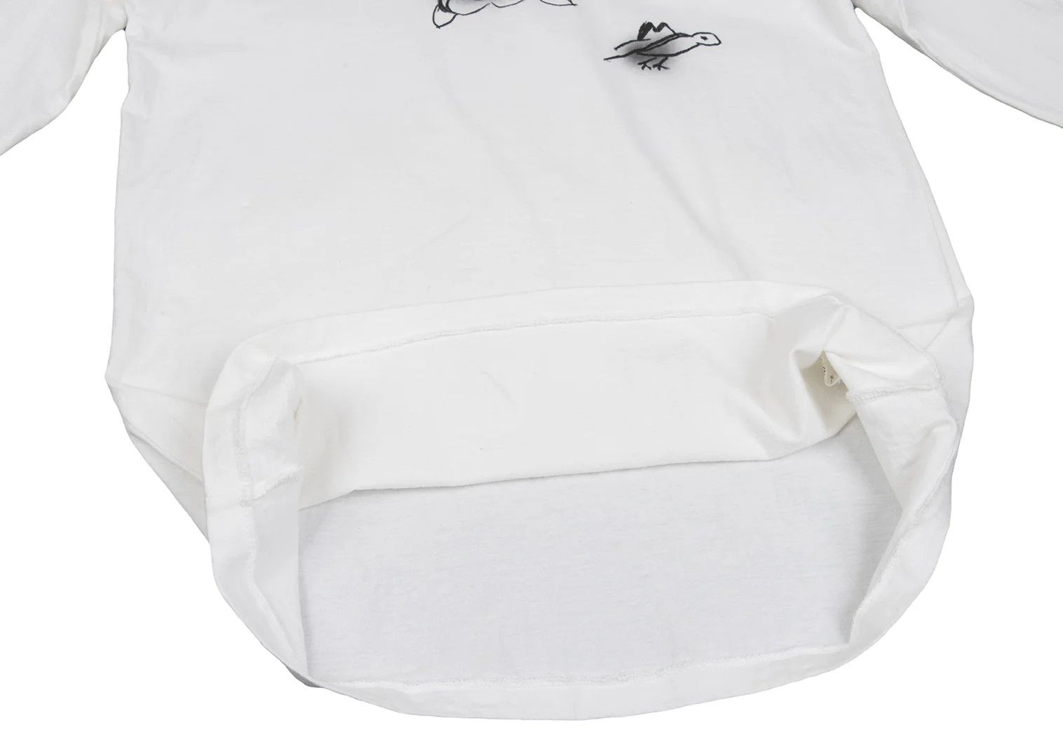 Yohji Yamamoto Yohji Yamamoto Cotton Floral Sketch Print T-Shirt Size US L / EU 52-54 / 3 - 9 Thumbnail